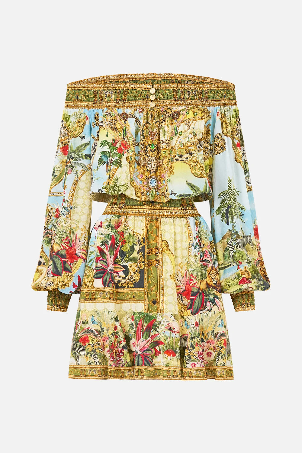 OFF SHOULDER SHORT DRESS WANDERLUST EMPIRE - 1