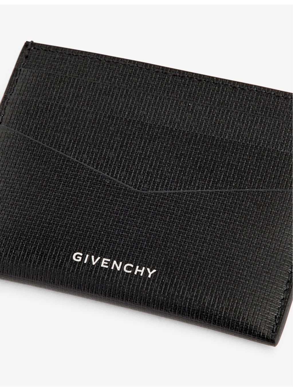 Foiled-branding leather card holder - 2