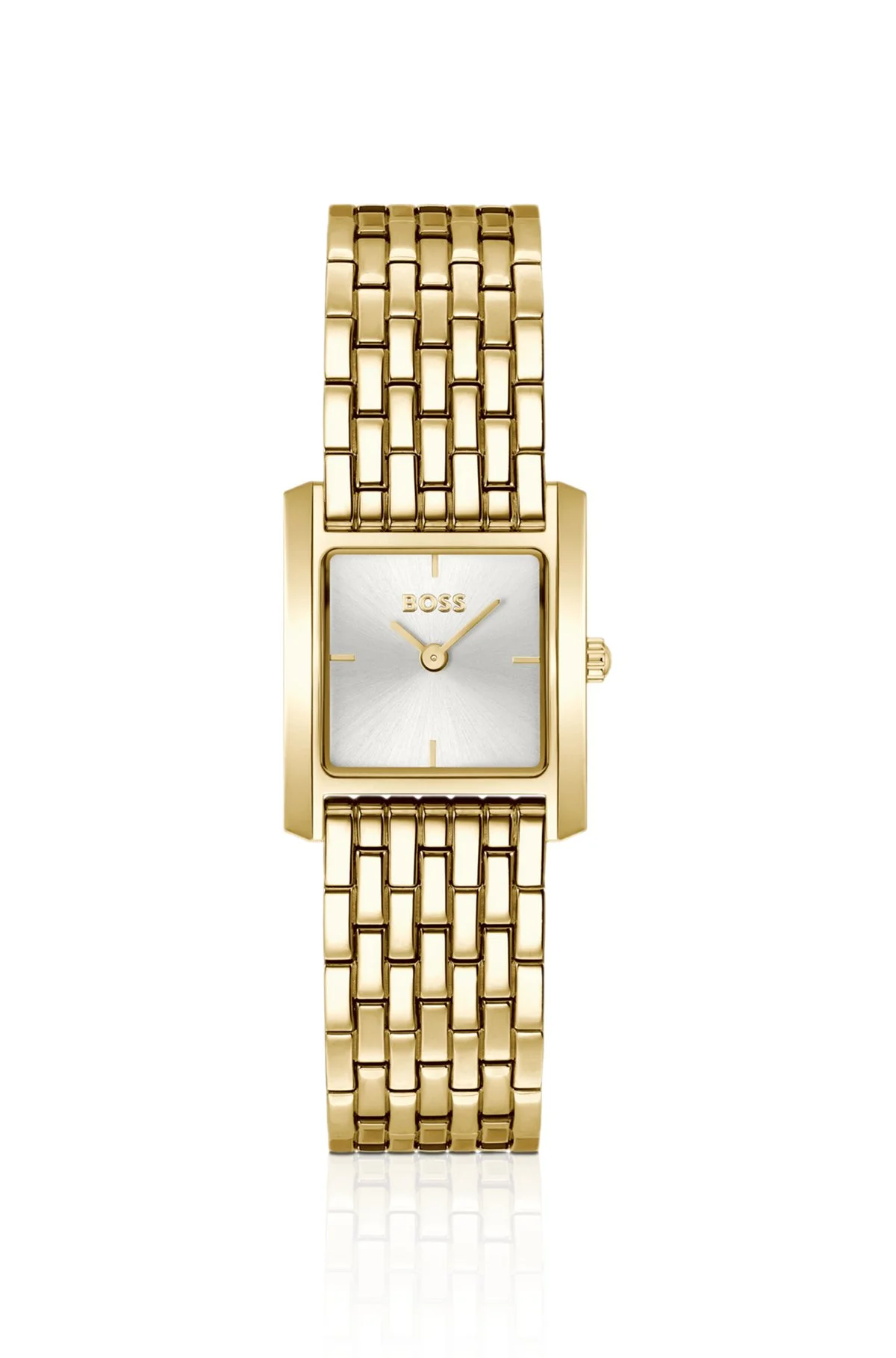 GOLD-TONE WATCH WITH SQUARE CASE - 1