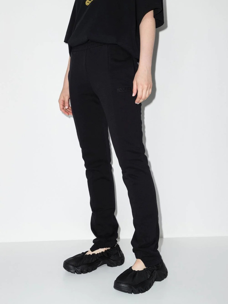 VETEMENTS split-cuff track pants outlook