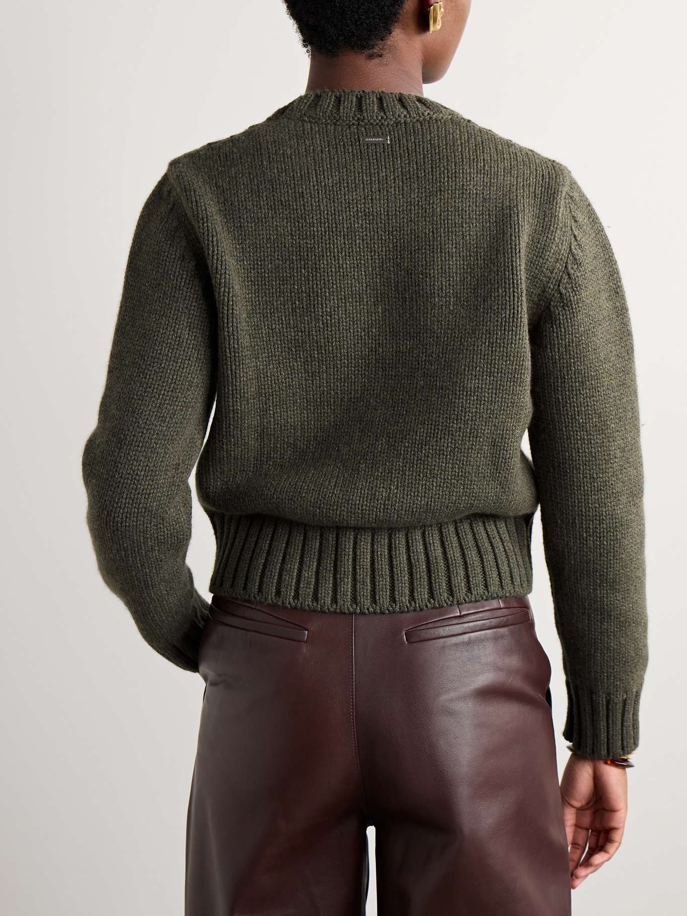 Wool and cashmere-blend sweater - 4