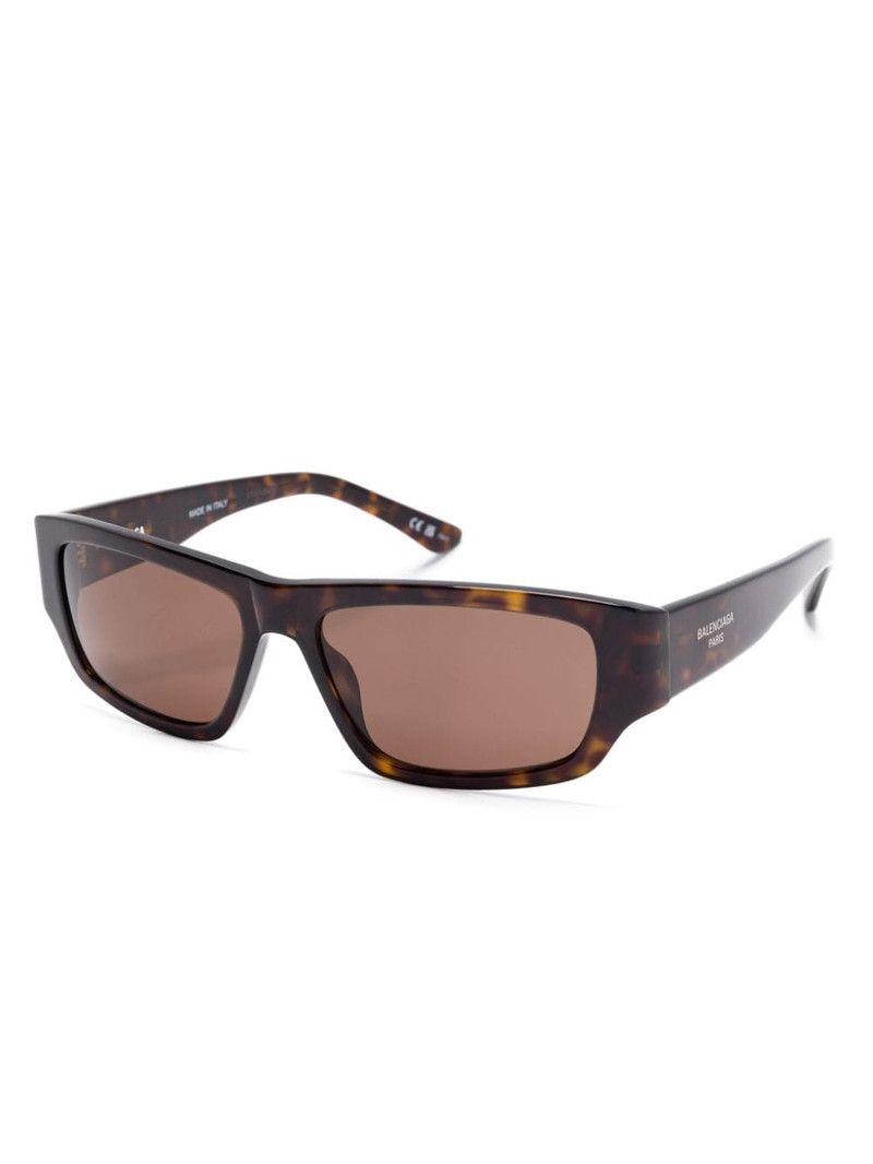 BALENCIAGA rectangle-frame sunglasses outlook