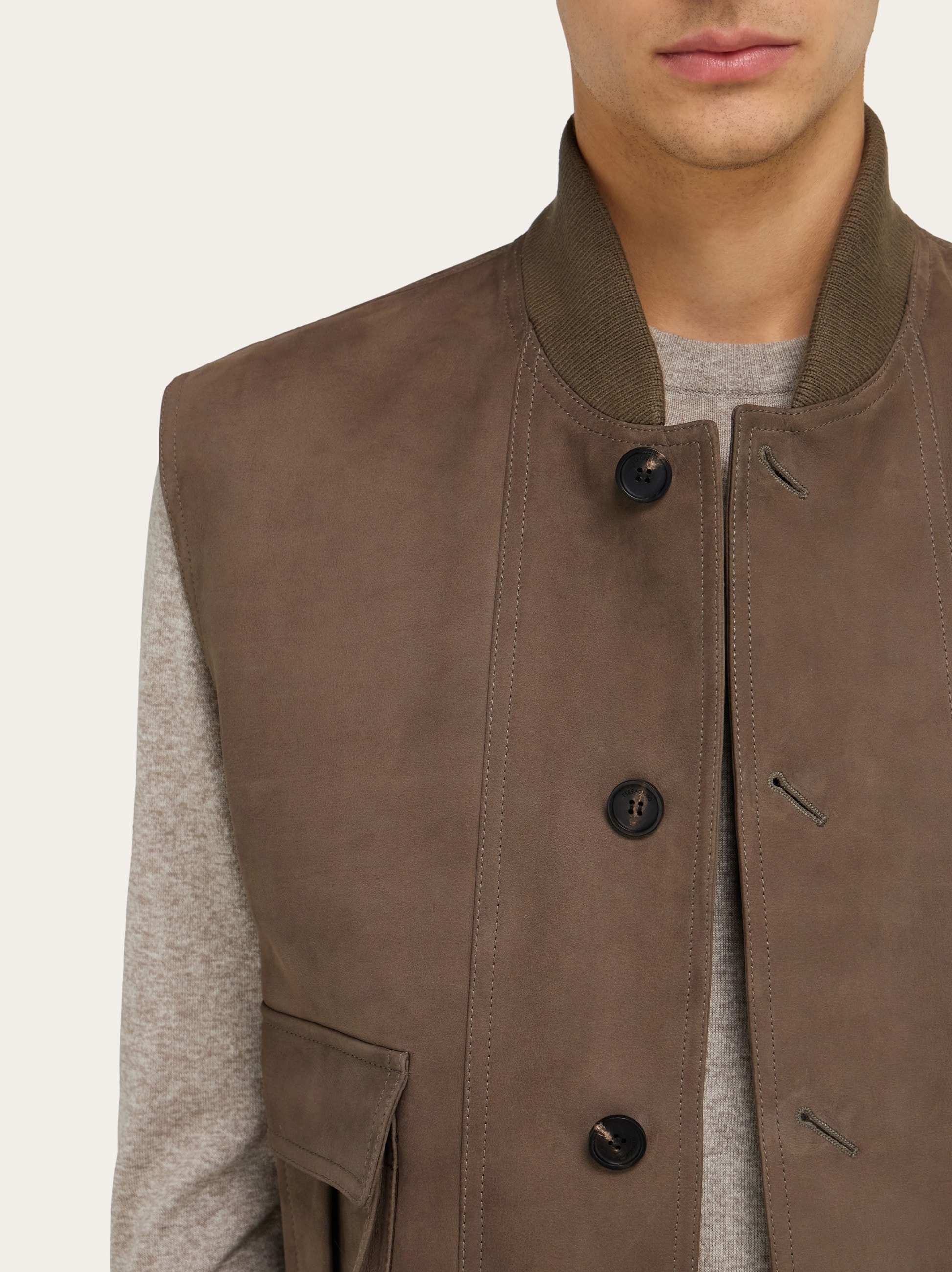 Nubuck gilet - 5