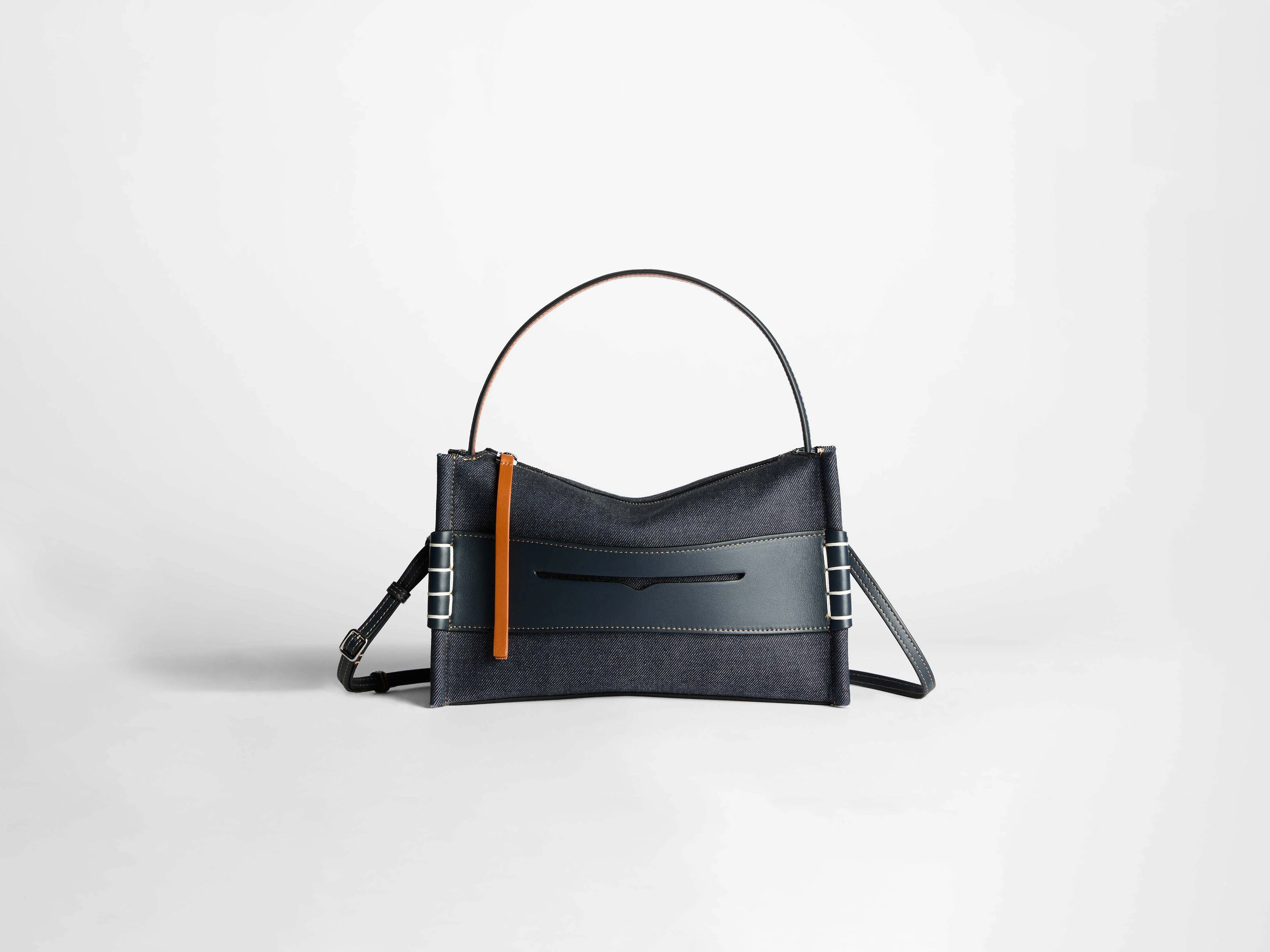 LOAFER BAG IN INDIGO DENIM - 1