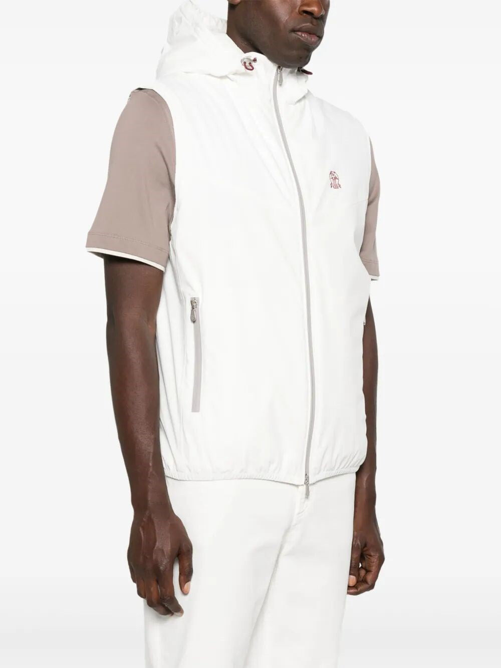 Brunello Cucinelli Men Nylon Vest With Padding - 5