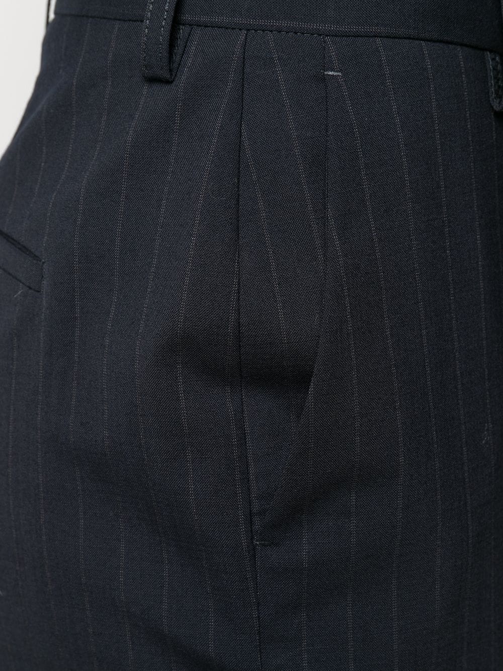 pinstripe tailored trousers - 5