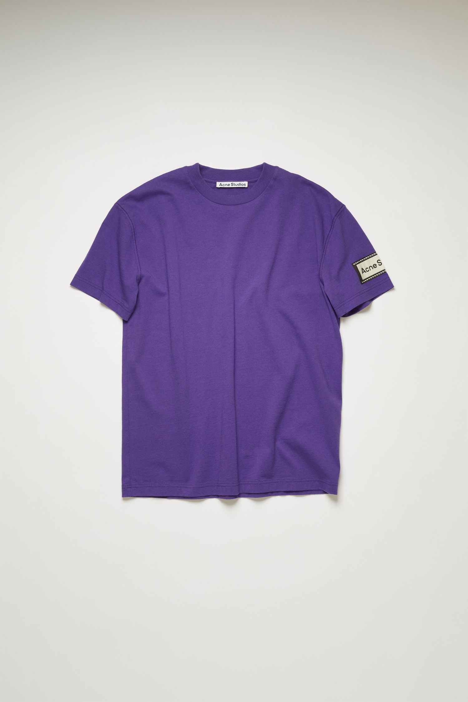 Logo-label t-shirt electric purple - 4