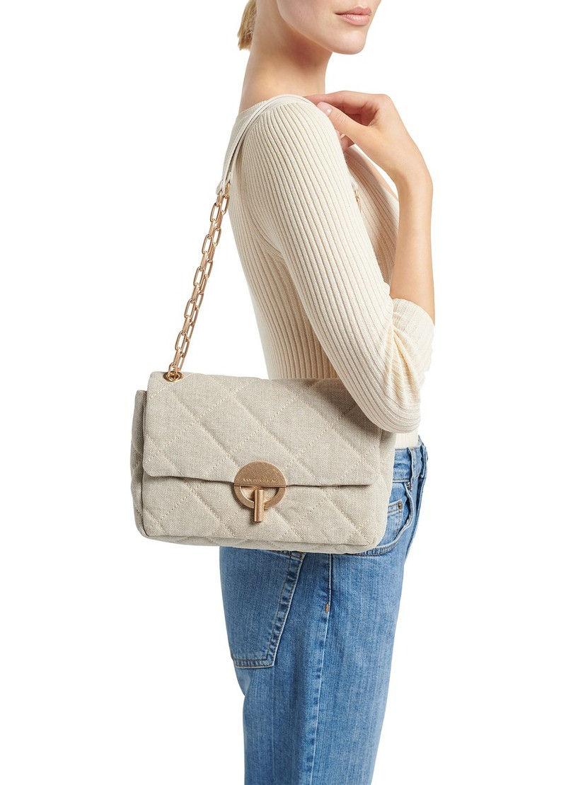 Vanessa Bruno Linen Moon bag outlook