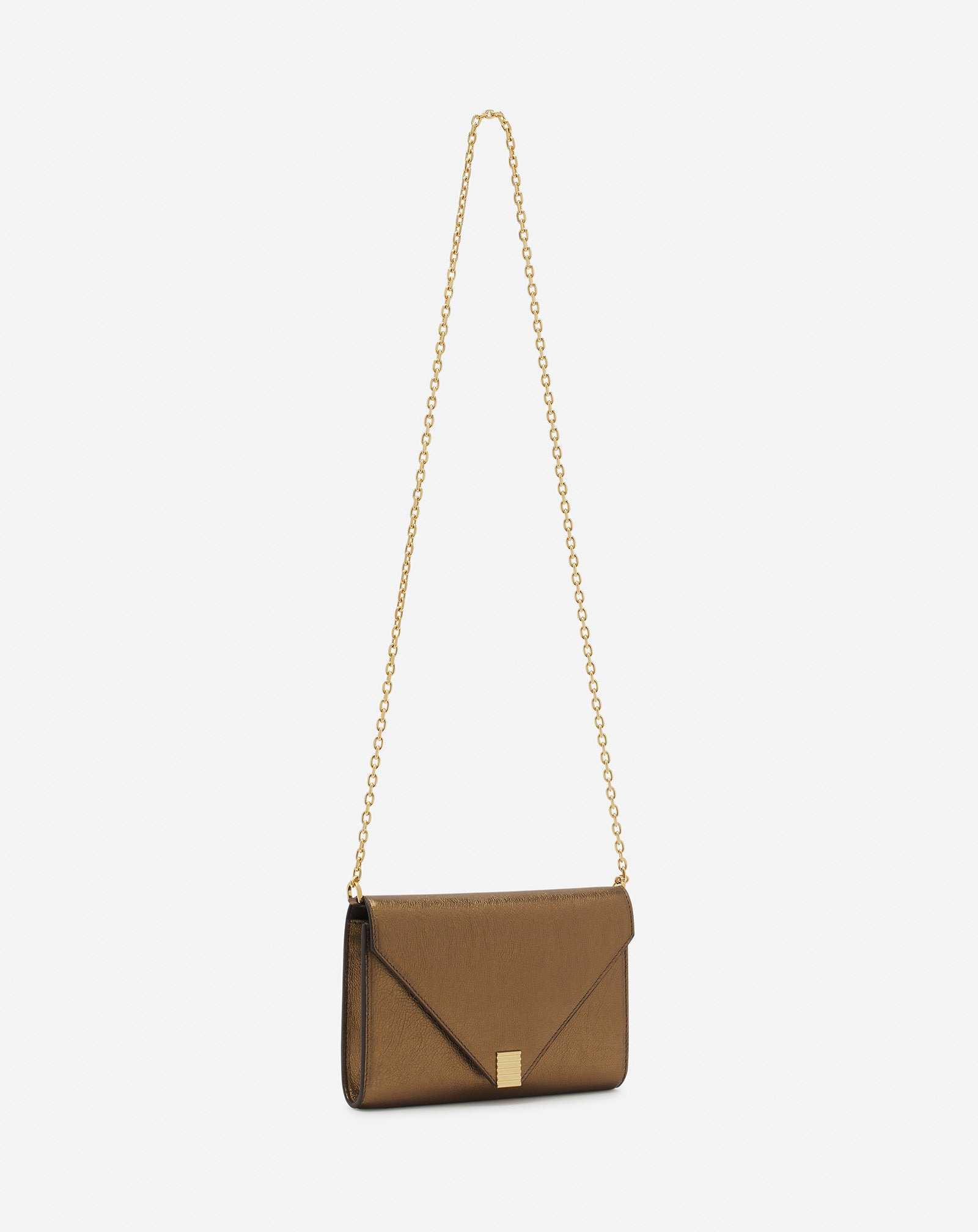 CONCERTO ARPÈGE WALLET BAG IN METALLIC GRAINED LEATHER - 3