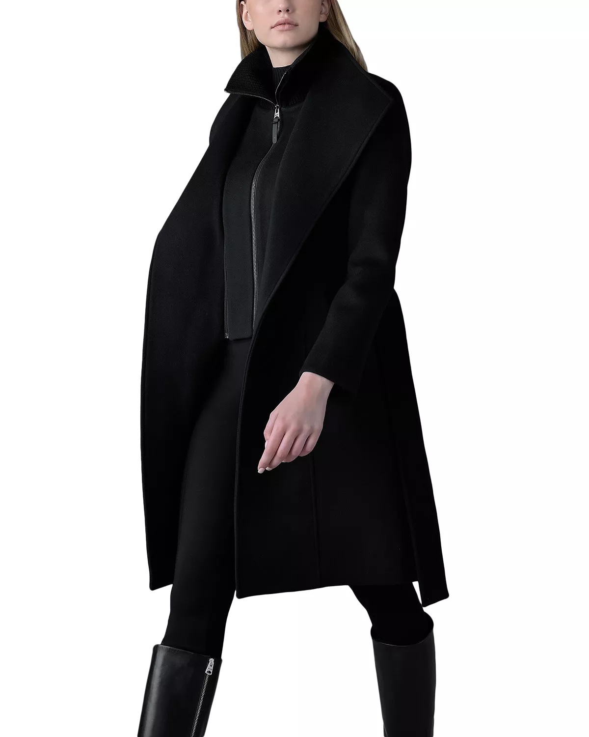 Norita Belted Wool Coat - 3