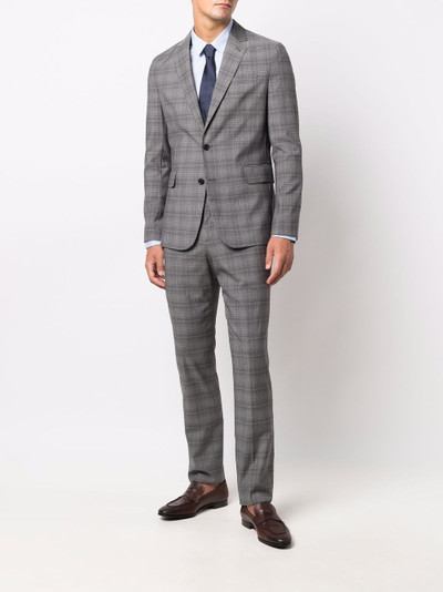 Paul Smith check-print single-breasted suit outlook