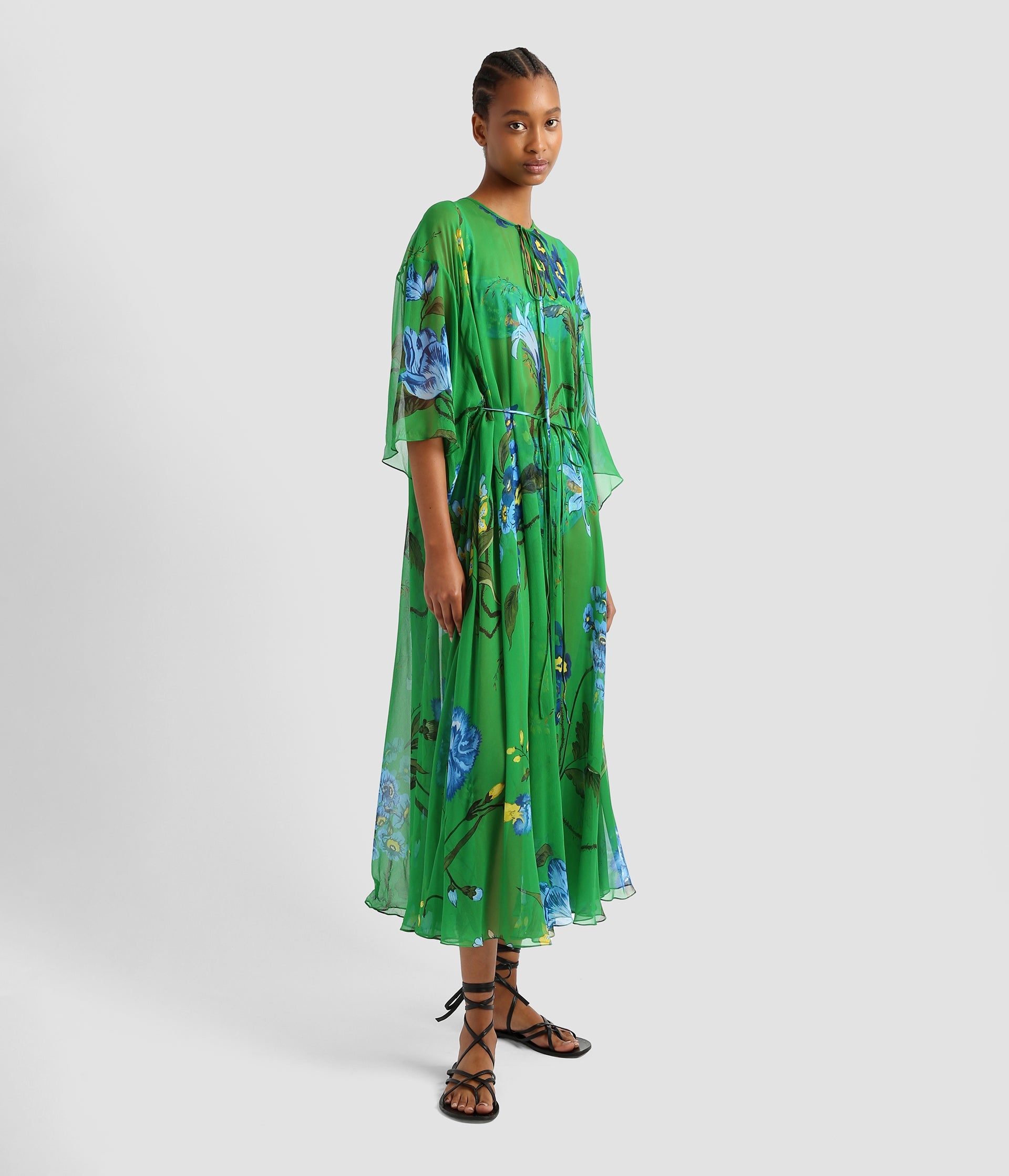 KAFTAN LONG OPEN DRESS - 4