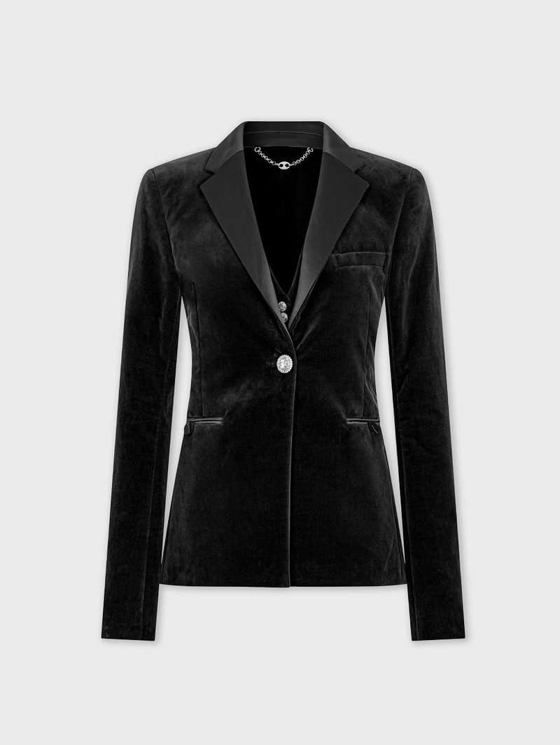 VELVET TAILORED JACKET 1