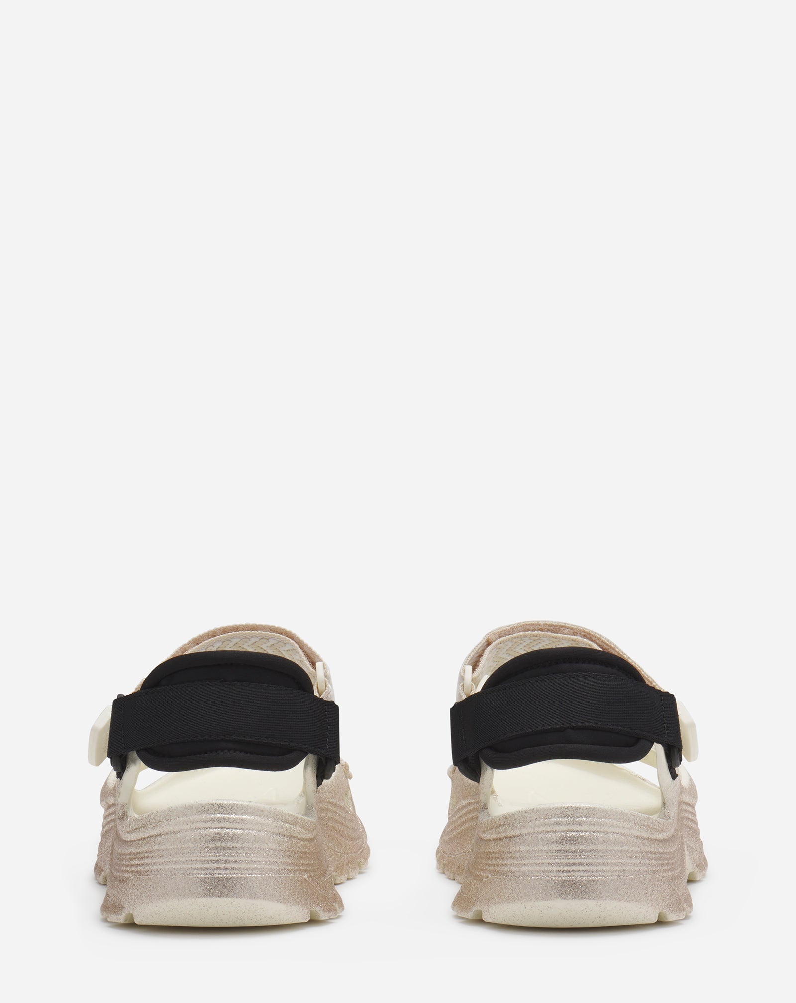 GLITTERY RUBBER LANVIN X SUICOKE WAKE SANDALS MEN - 5