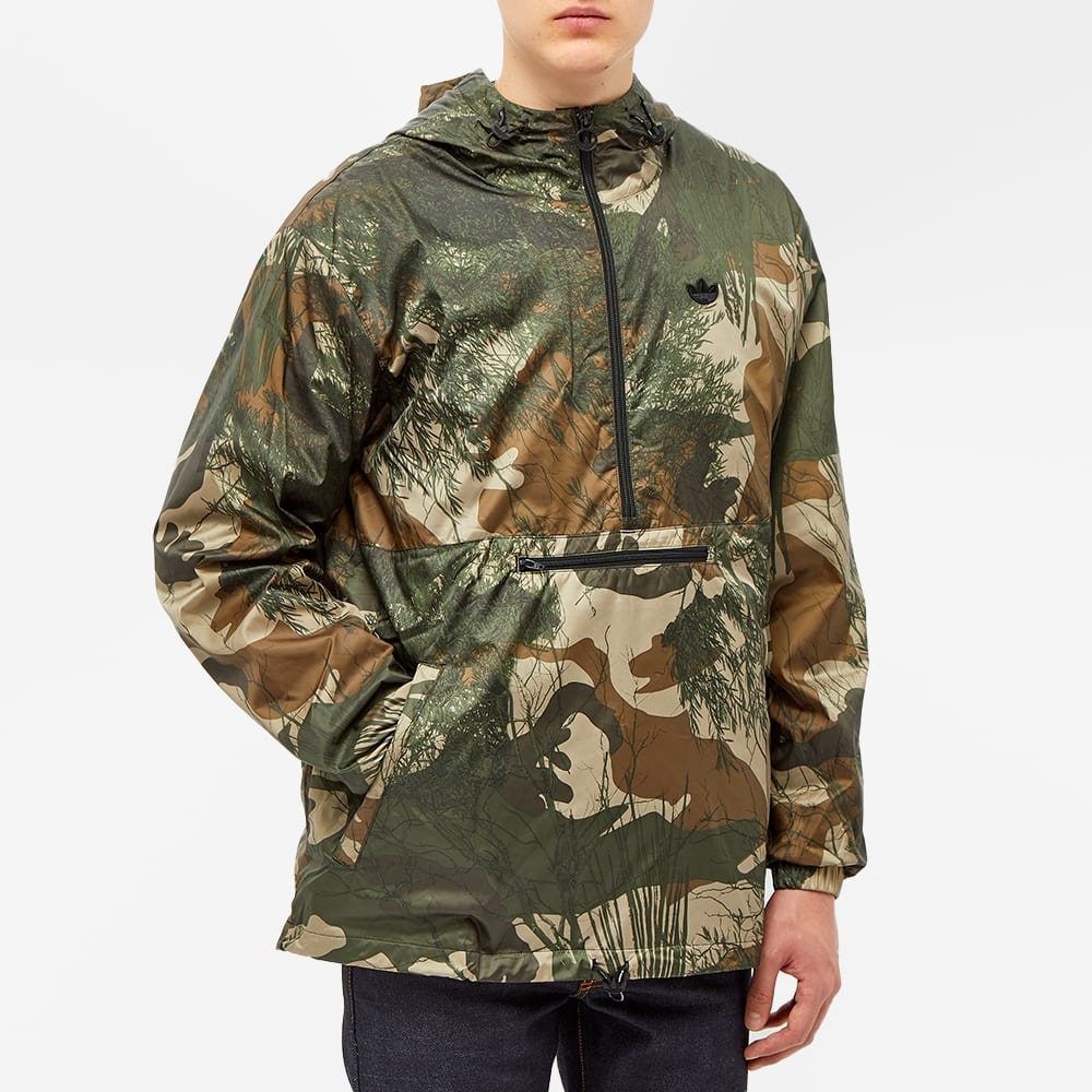 Adidas Camo Half Zip Windbreaker - 4