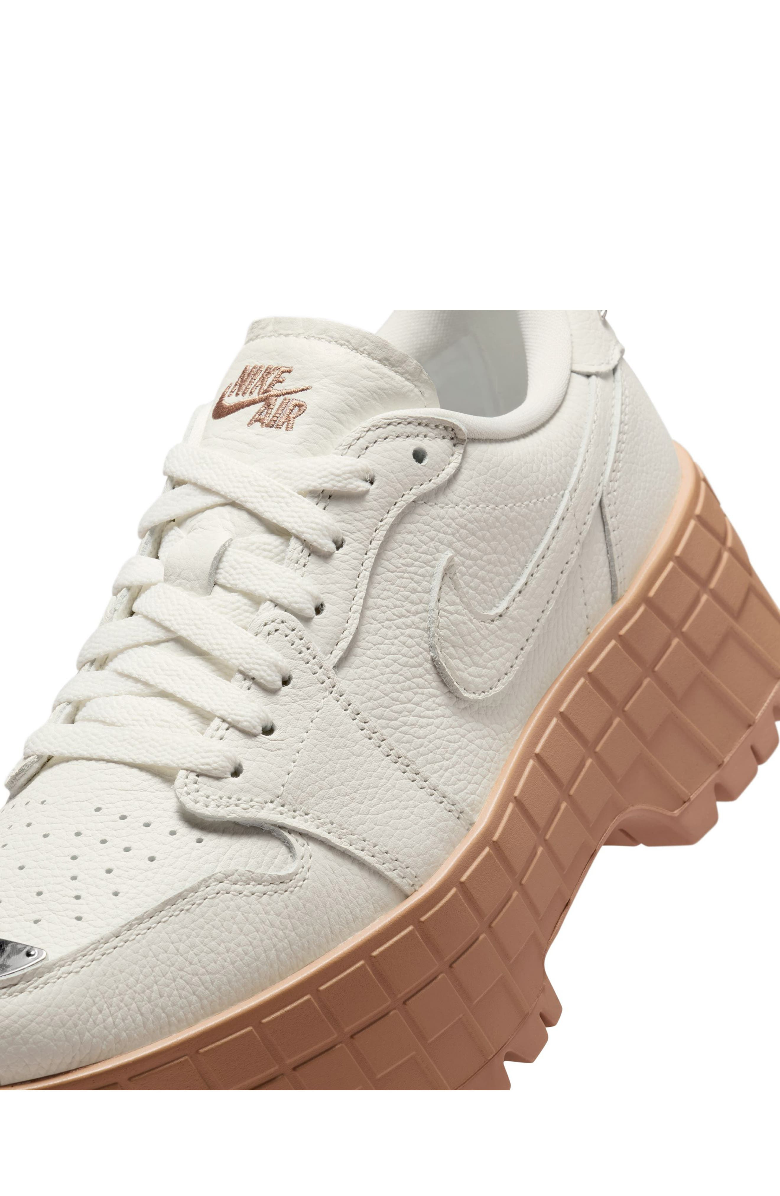 Air Jordan 1 Brooklyn Platform Sneaker in 101 Sail/m Silv at Nordstrom - 7