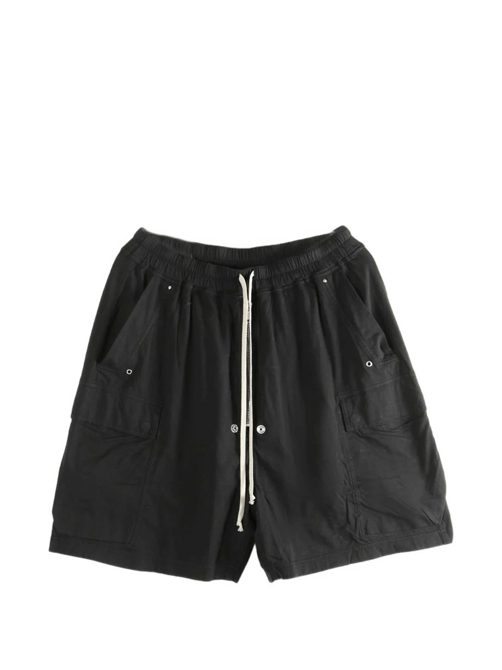 drawstring-fastening cargo shorts - 1