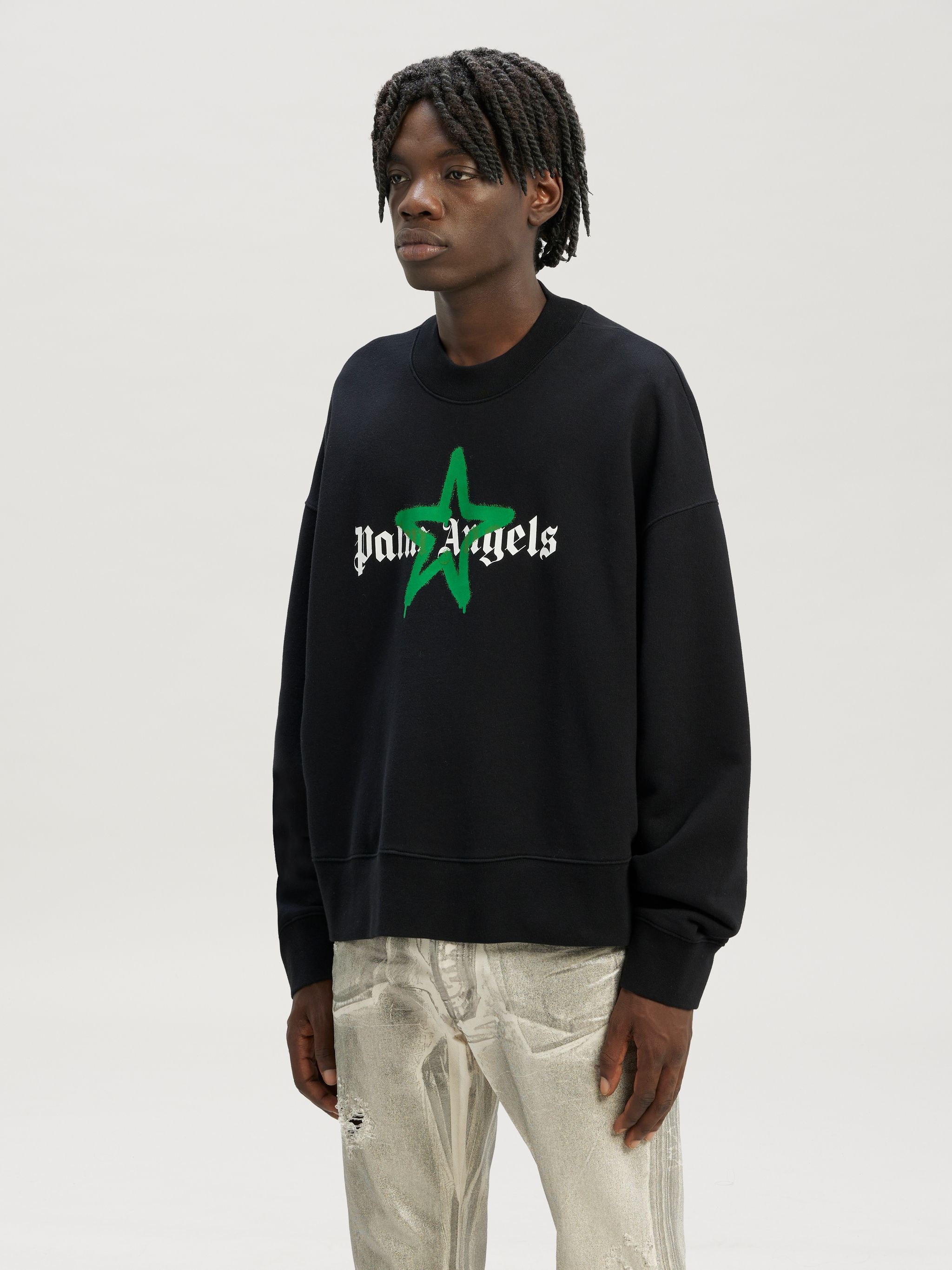 Star Sprayed Crewneck - 4