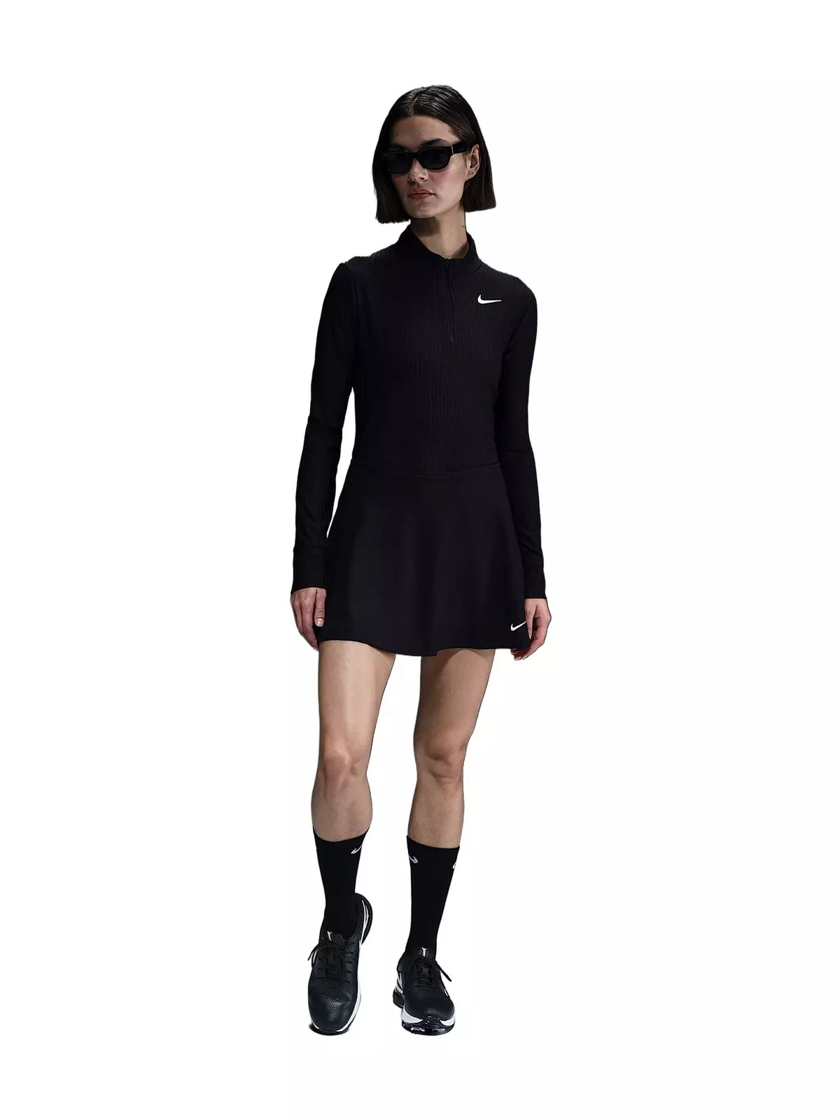 Women's Tour Dri-FIT ADV 1/2 Zip Golf Top - Black - 5