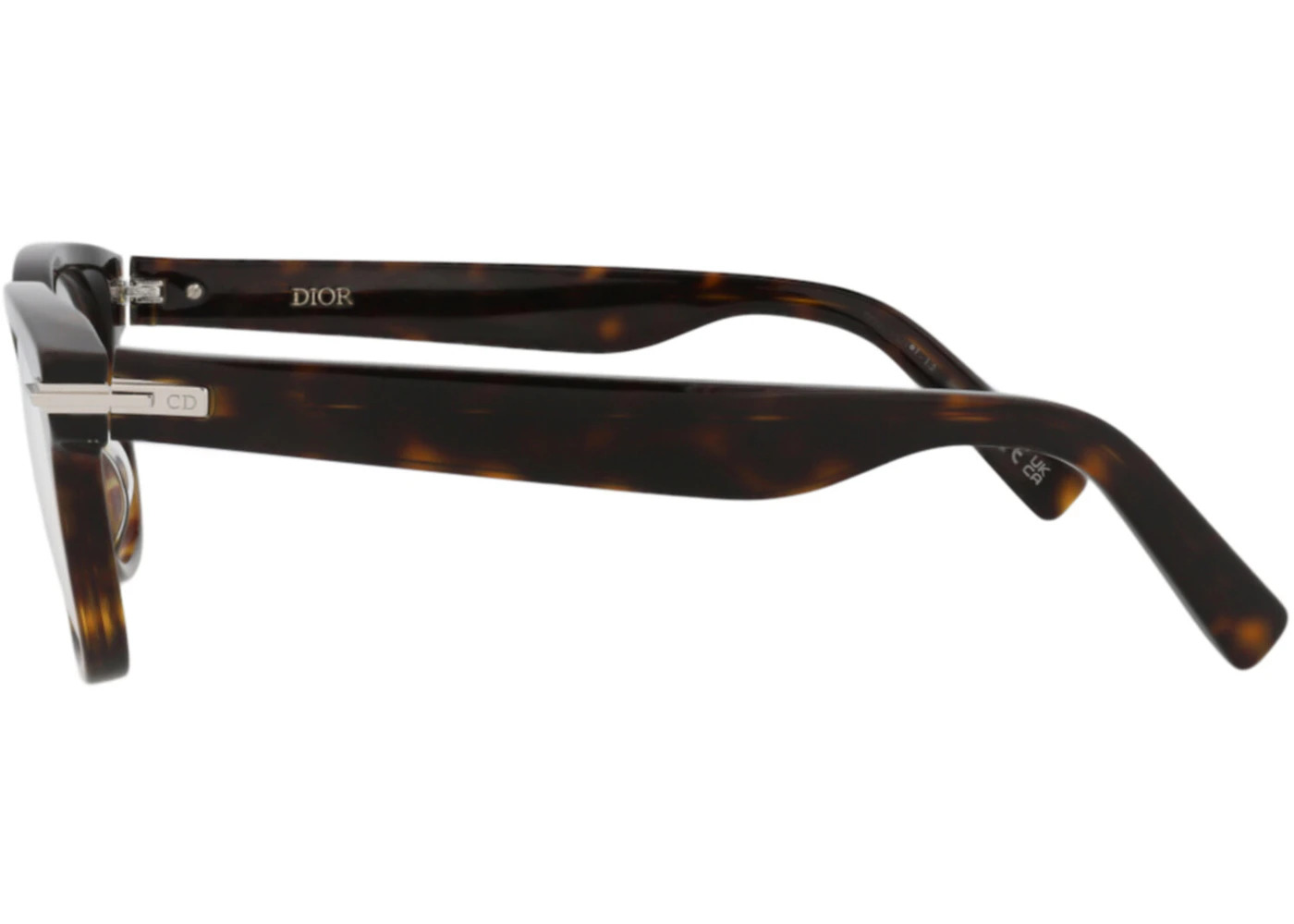 Dior Square-Frame Acetate Optical Frames Havana Havana Transparent (DM50051I-52-052) - 3
