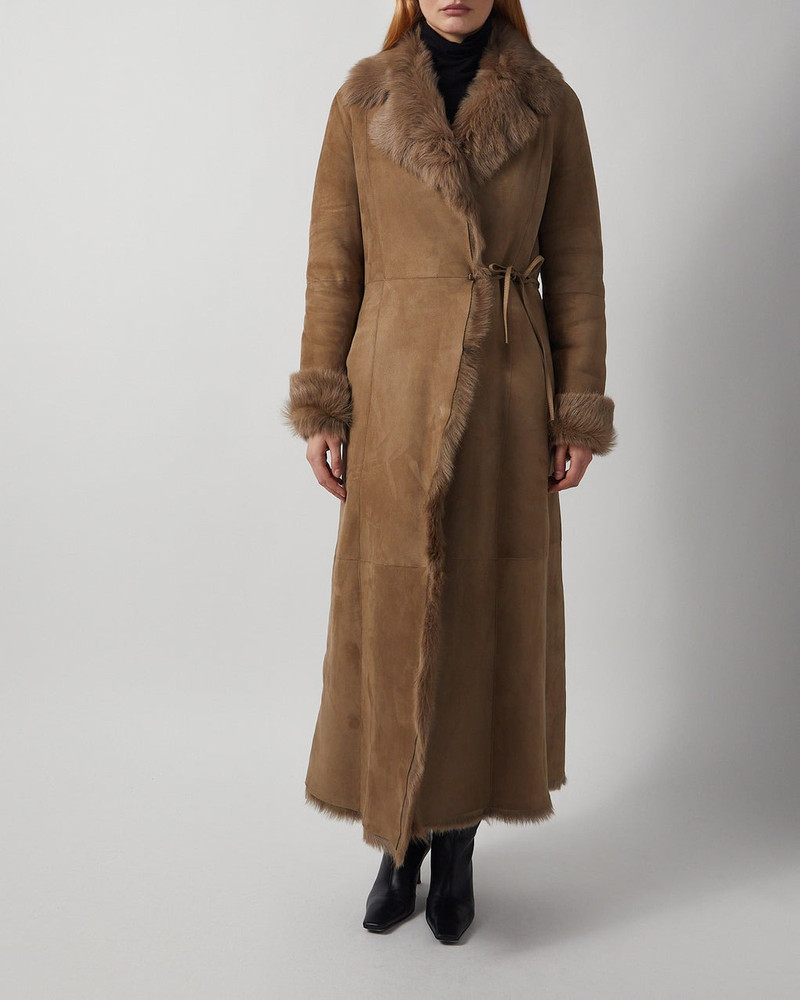 NOUR HAMMOUR Coat Joni Mink outlook