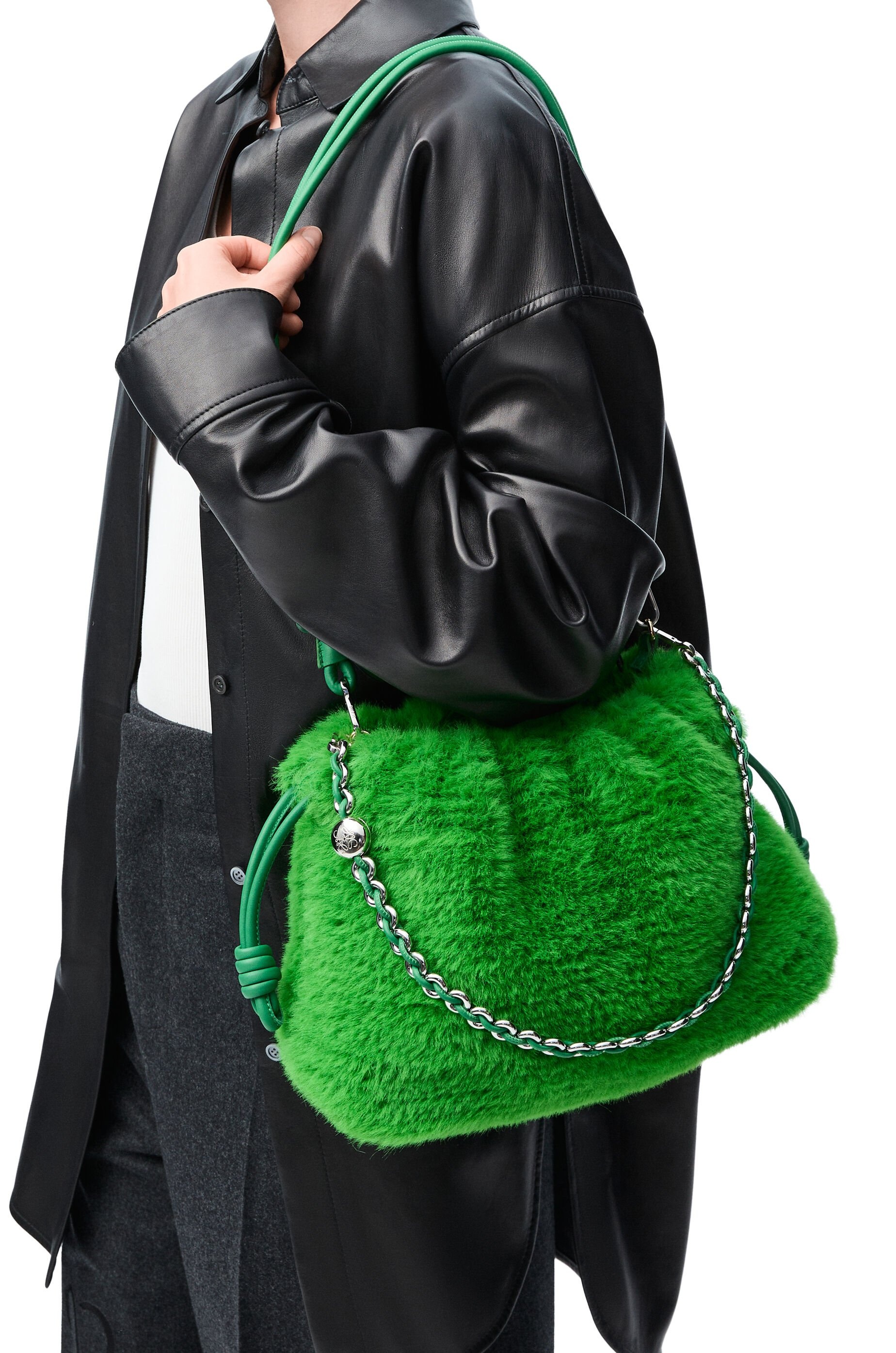 Medium Flamenco purse in knit - 2