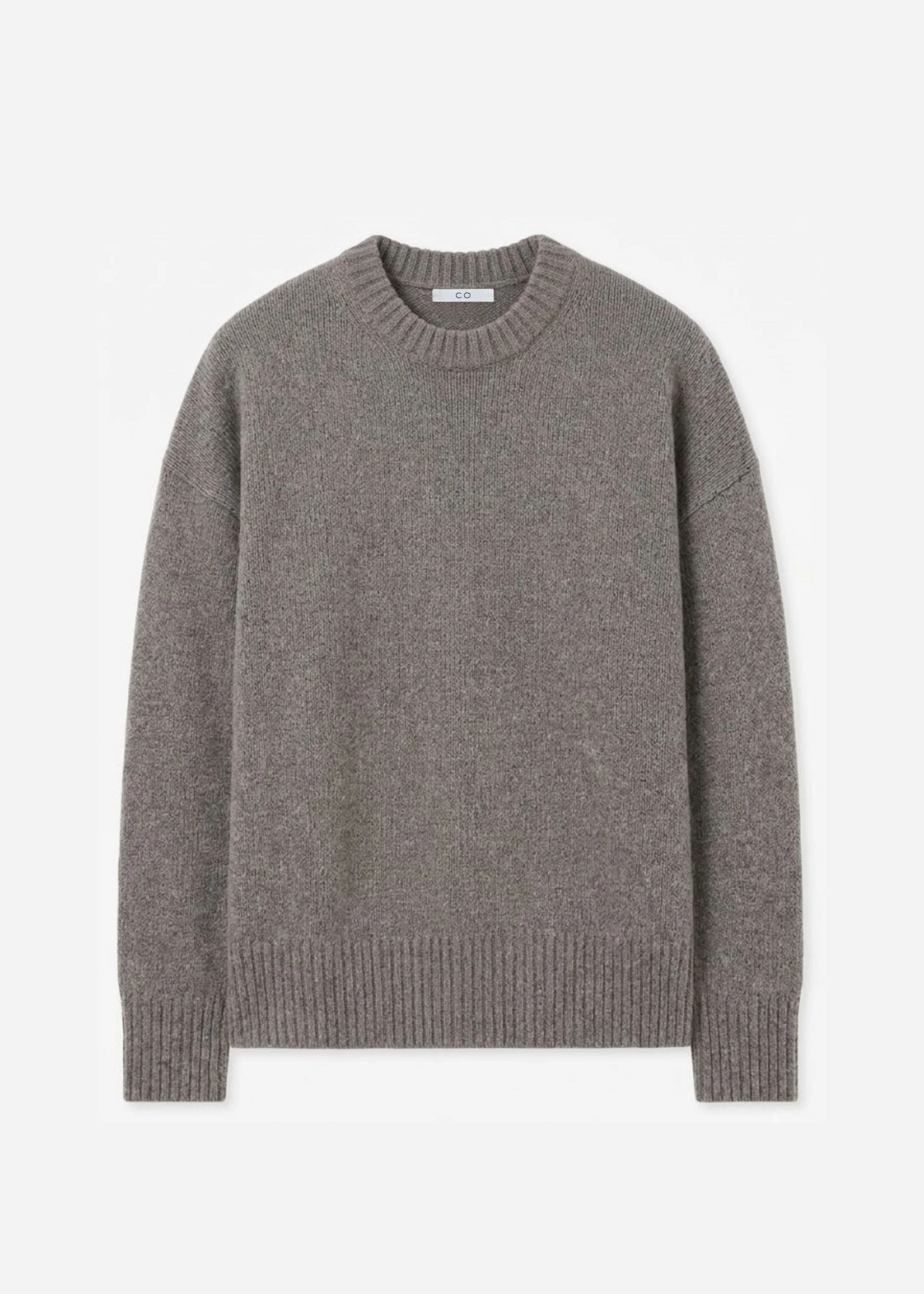 Boyfriend Crew Sweater in Wool Cashmere - 1
