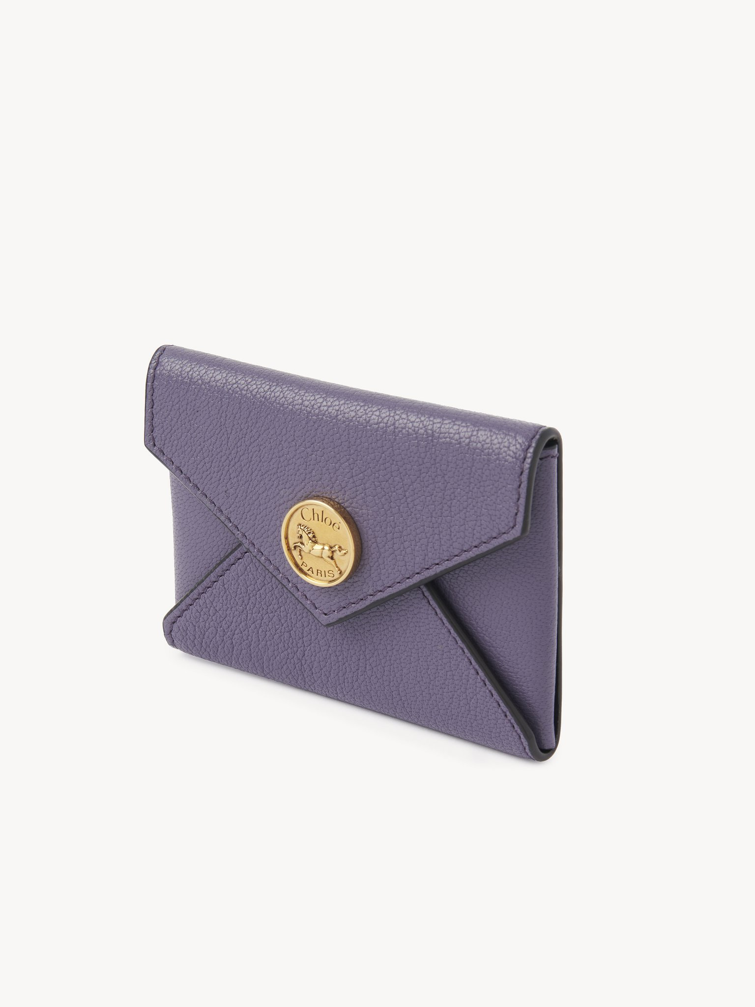 ENVELOPE CARD HOLDER IN GRAINED LEATHER - 2