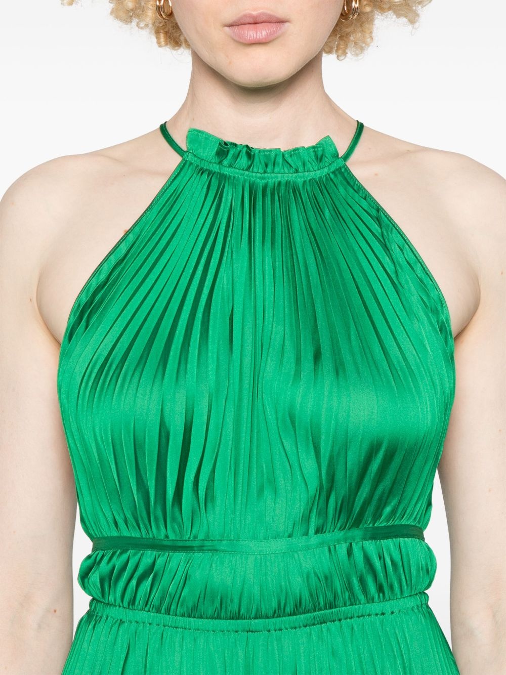 plissé mini dress - 5