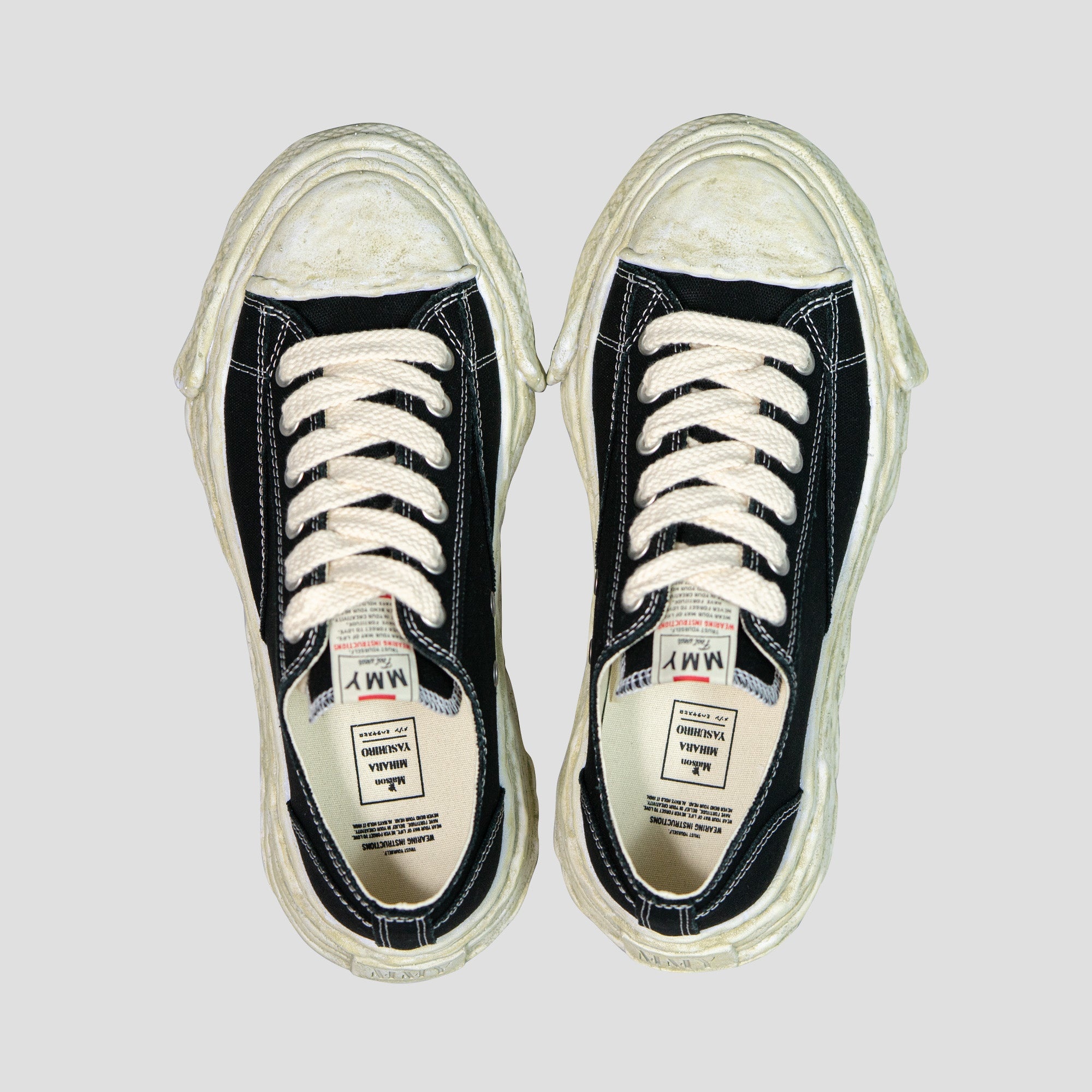 PETERSON 23 OG SOLE LOW-TOP VINTAGE TREATMENT SNEAKERS - 3