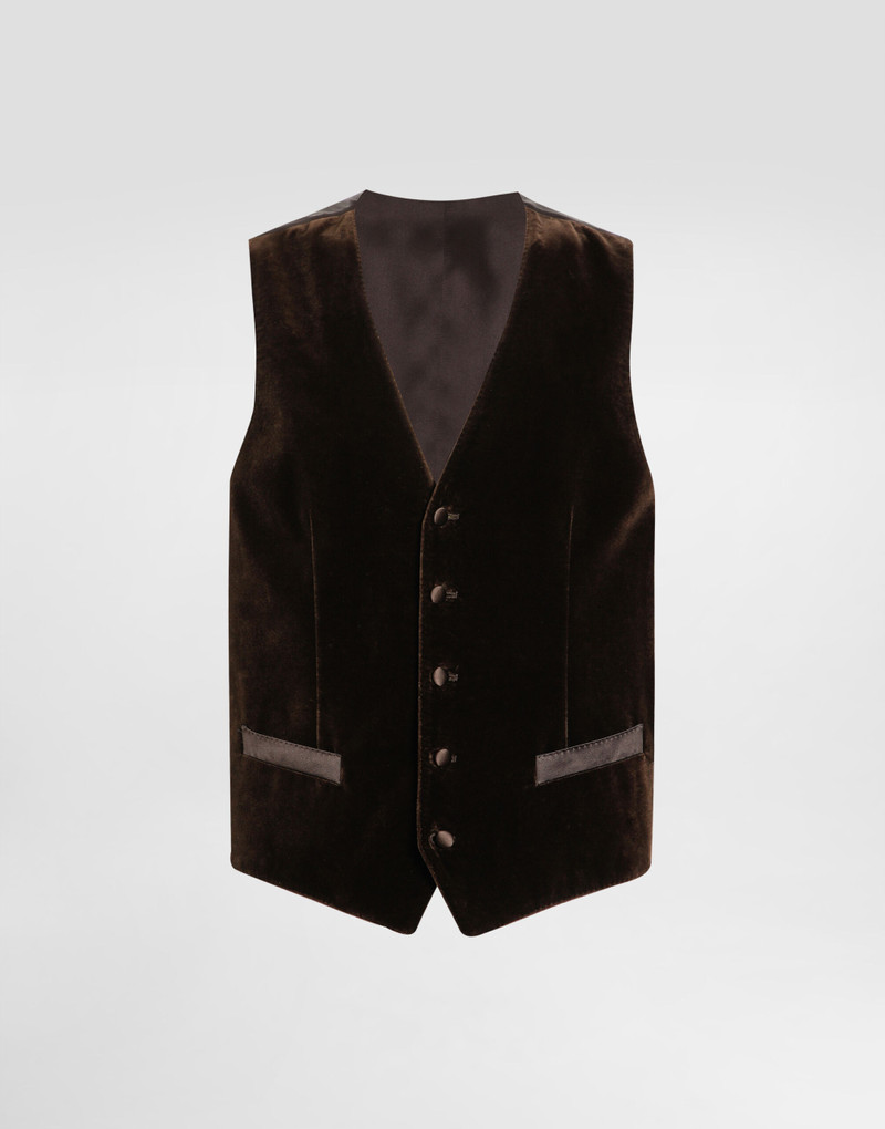 Smooth velvet vest 1