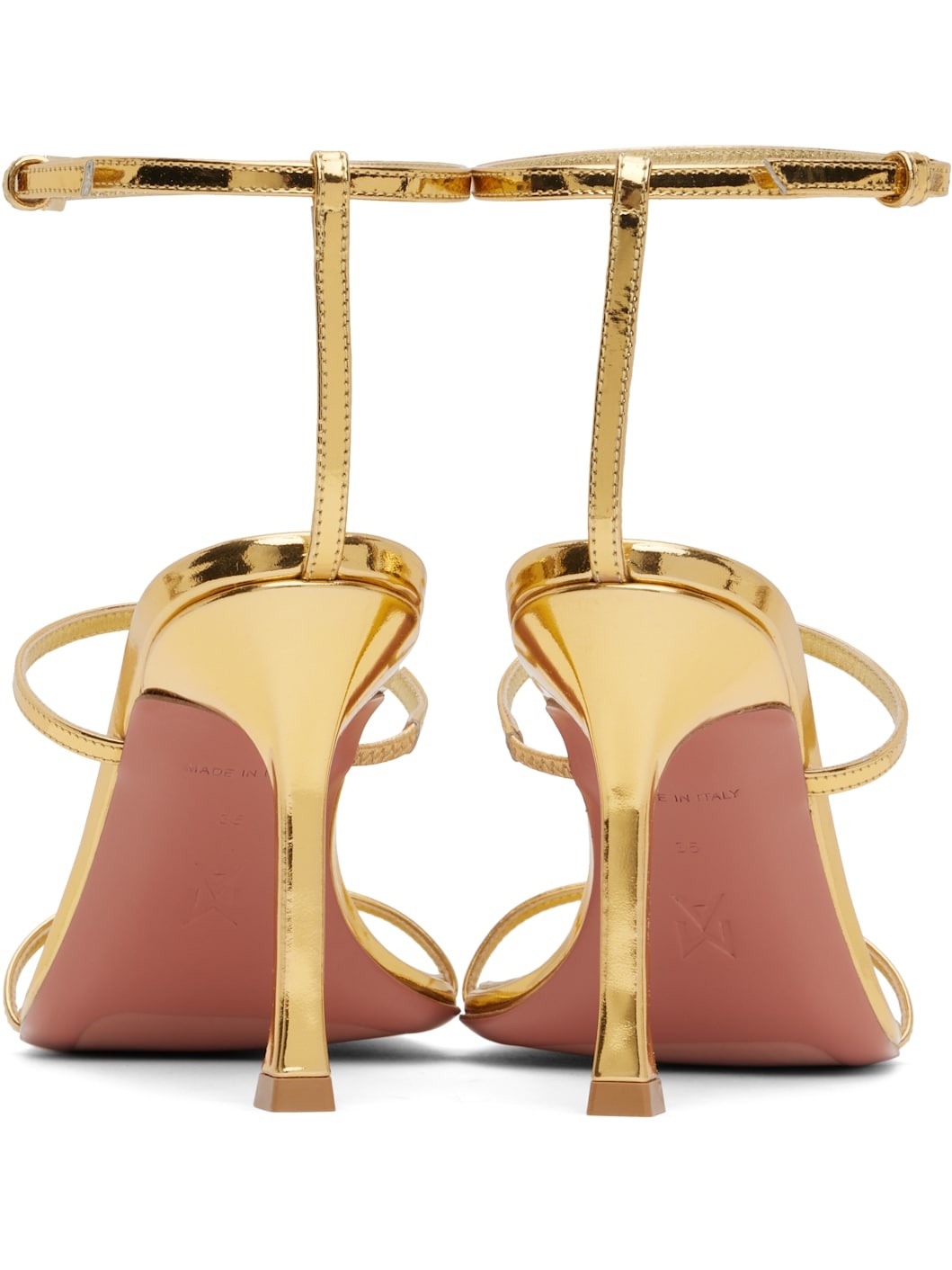 Gold Maya Heeled Sandals - 2