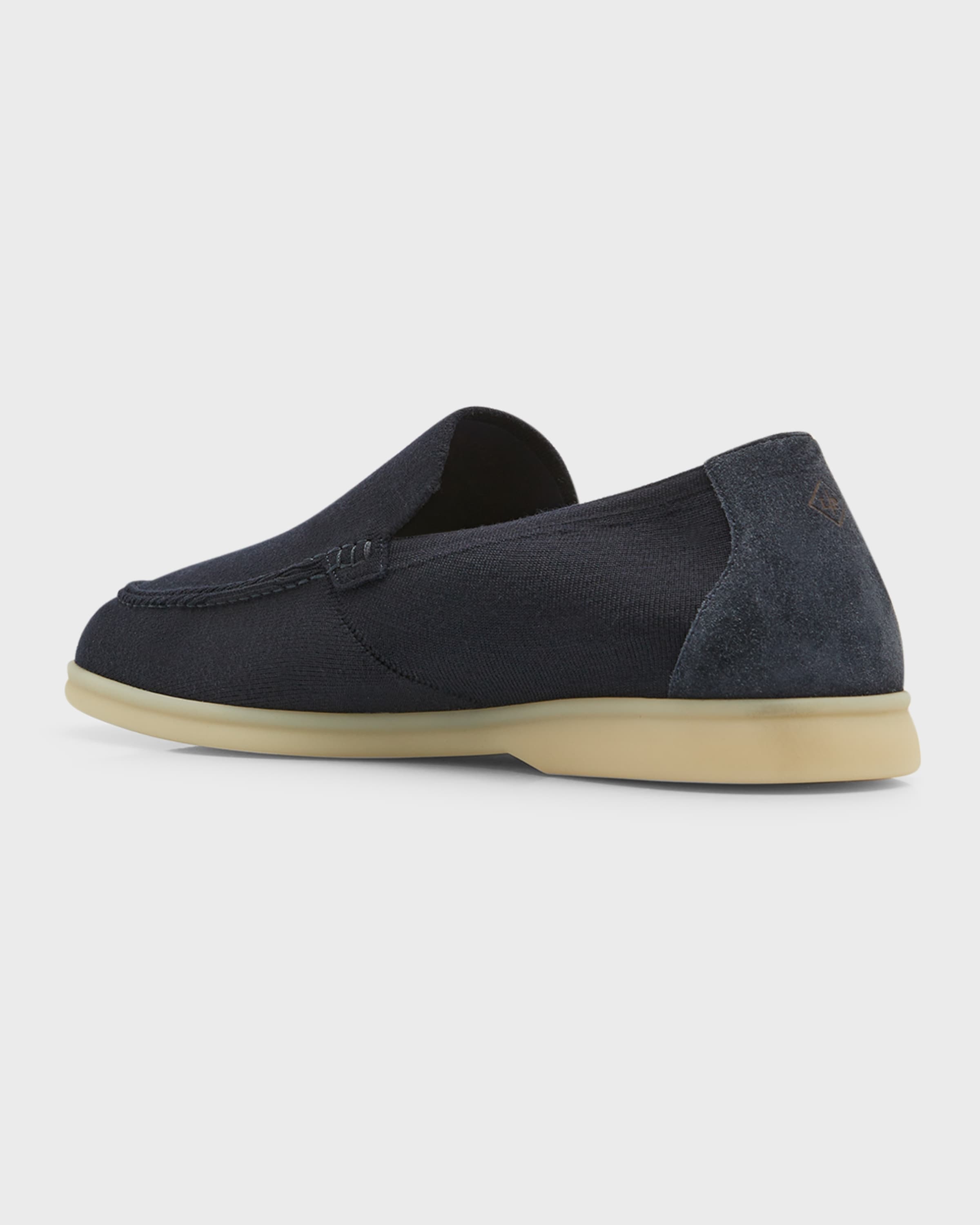 Men's Summer Knitted Walk Wool Loafers - 4