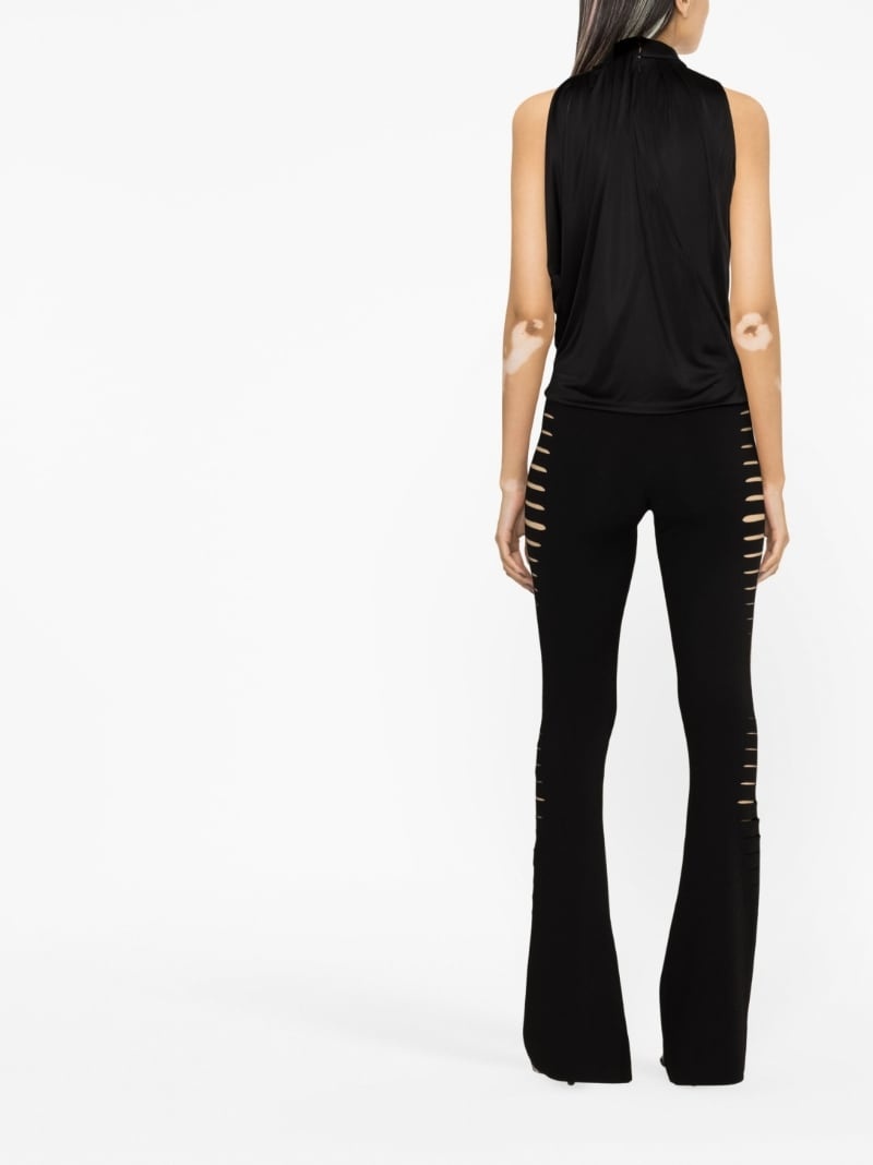 cut-out halterneck top - 3