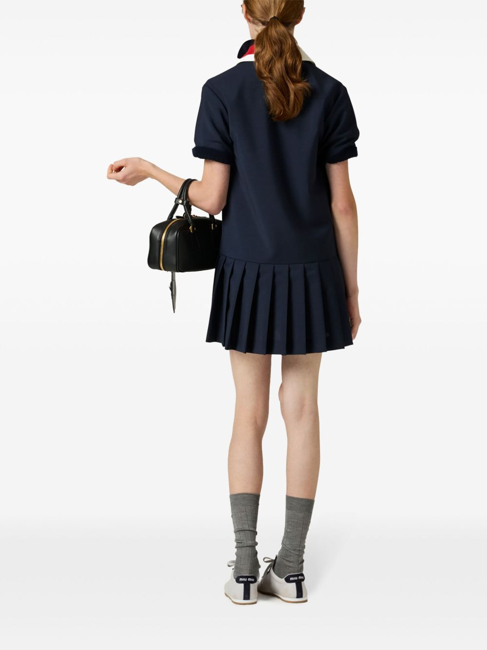 Miu Miu Women Kid Mohair Short Dress - 3