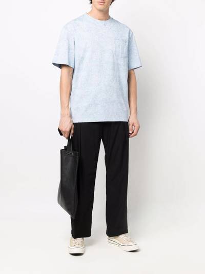 FENG CHEN WANG spray-effect cotton T-shirt outlook