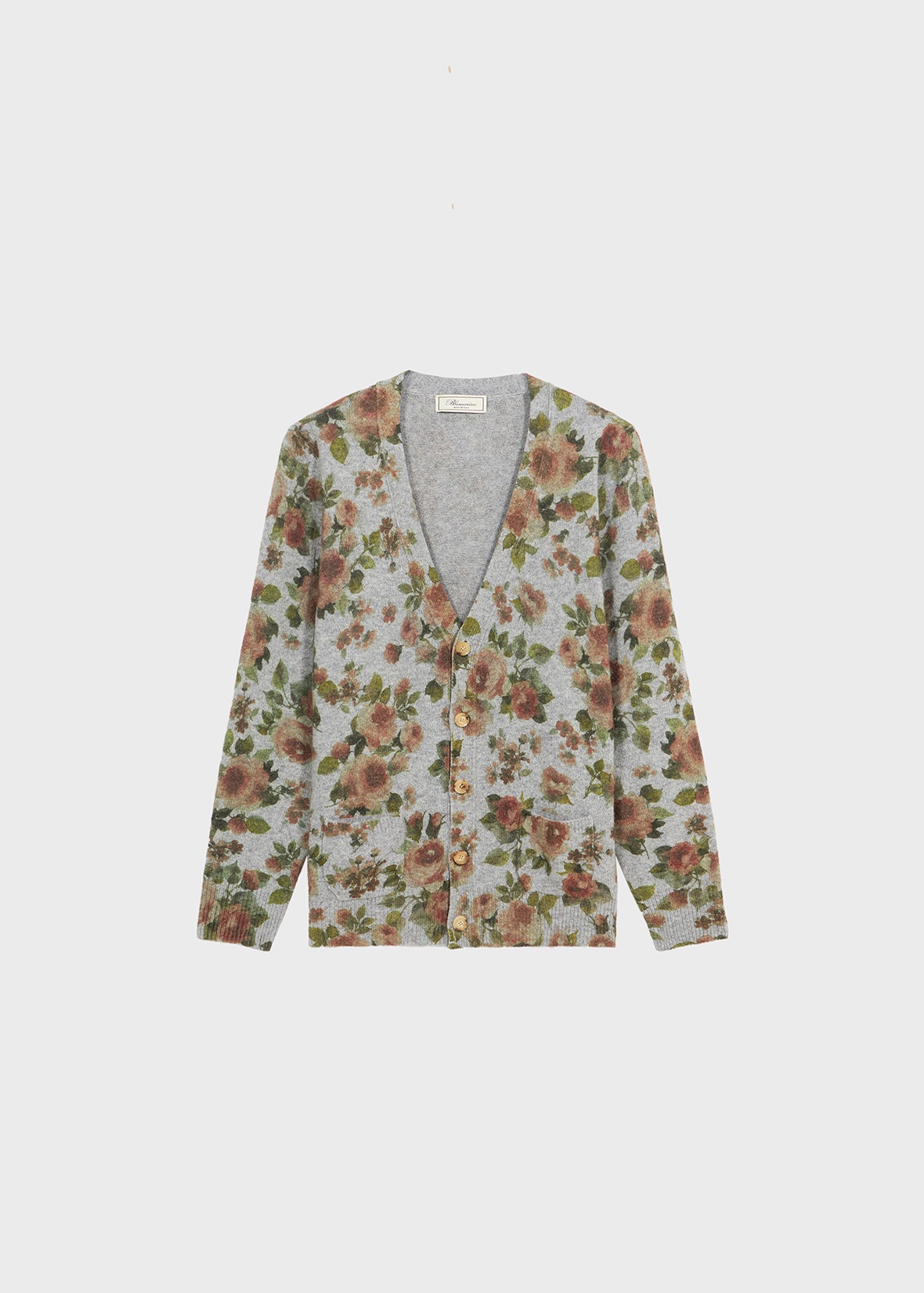 ROSE PRINT CARDIGAN - 1