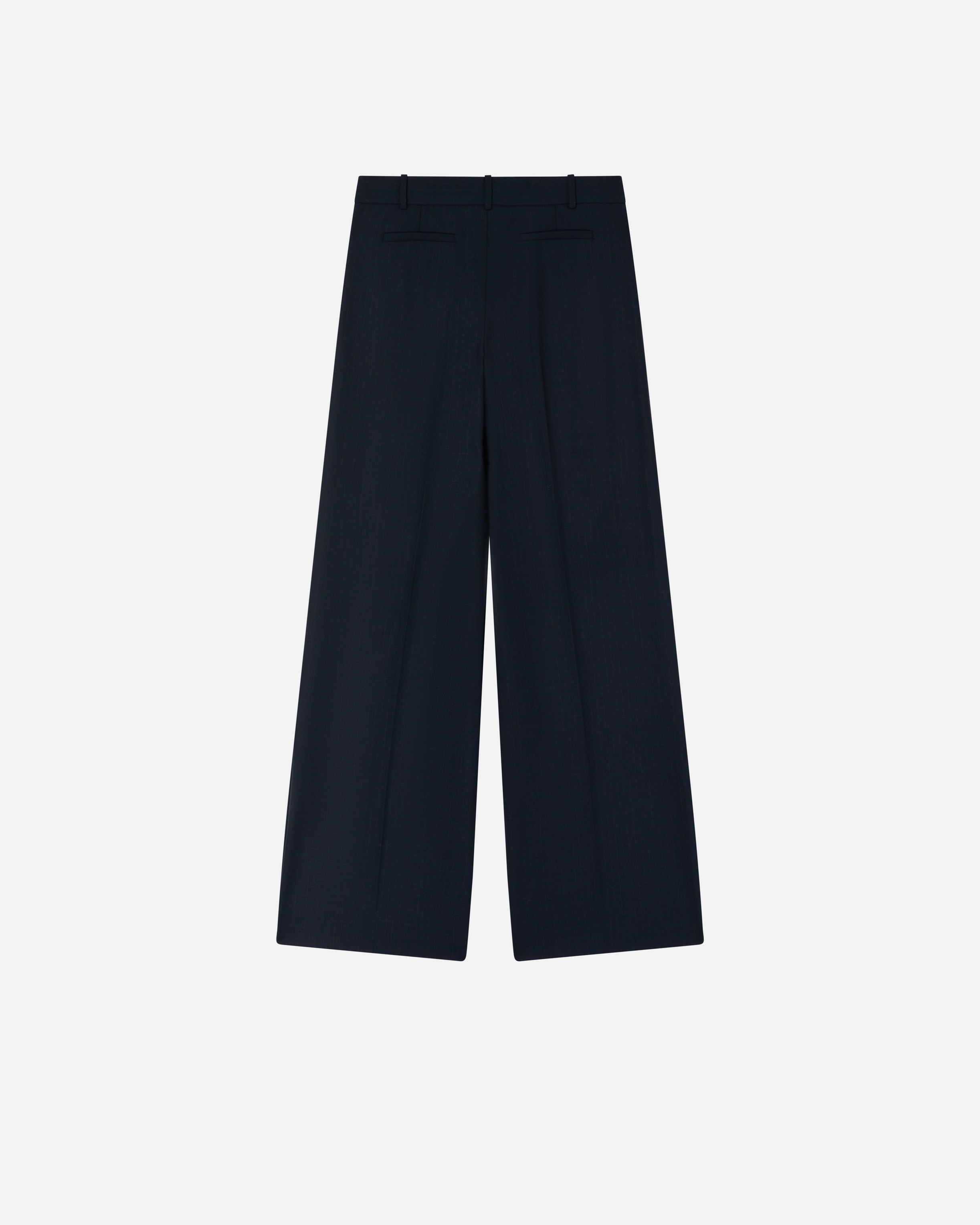 WIDE-LEG TROUSERS IN PINSTRIPED FABRIC - 6