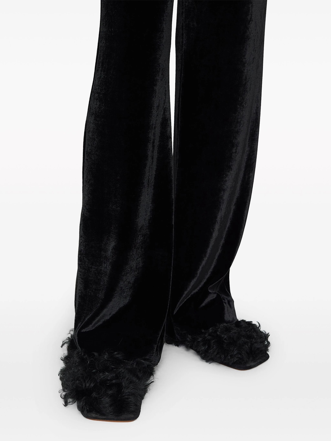 Washed Velvet Jersey Pants - 5