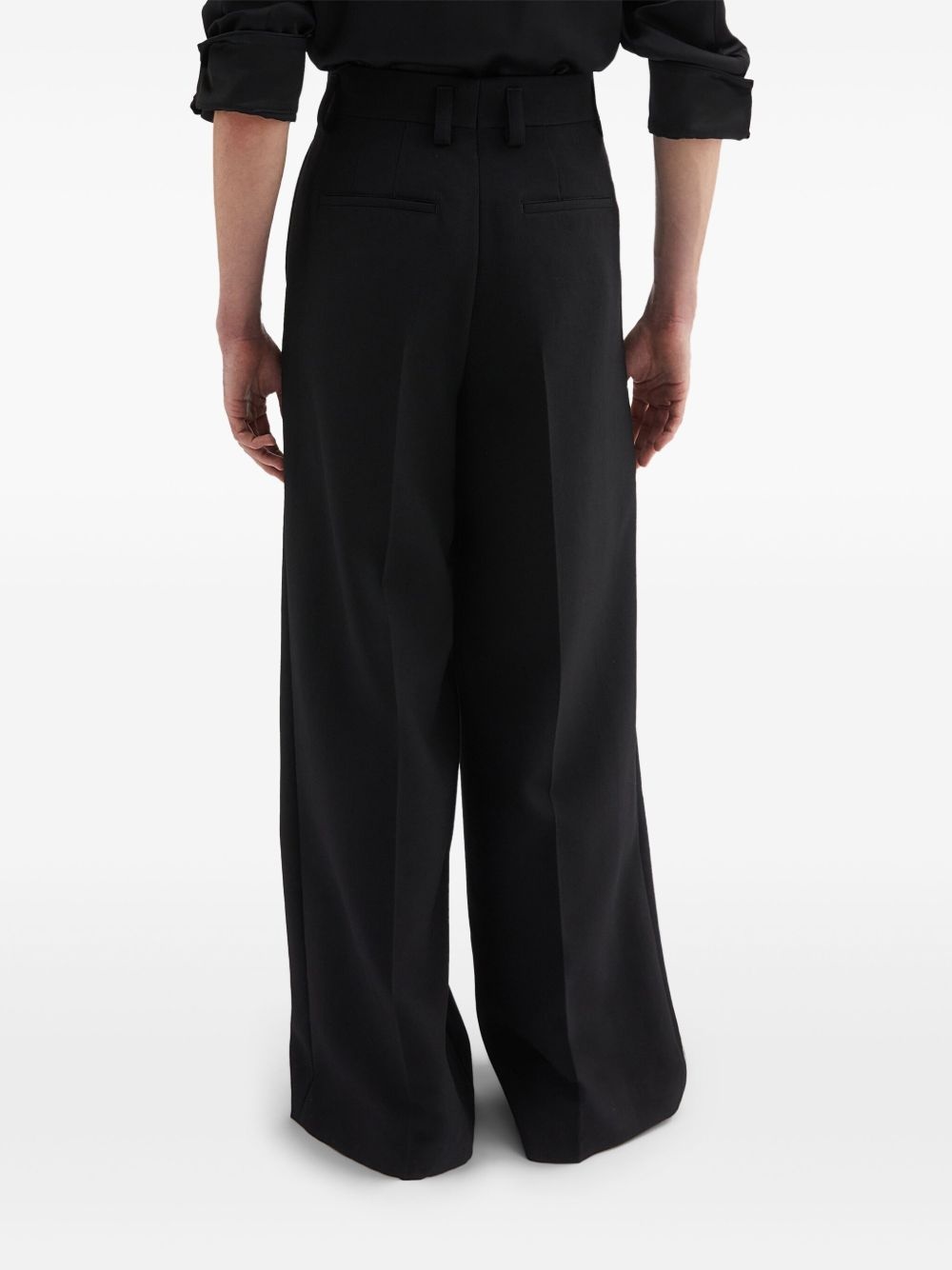 pleat-detail trousers - 4