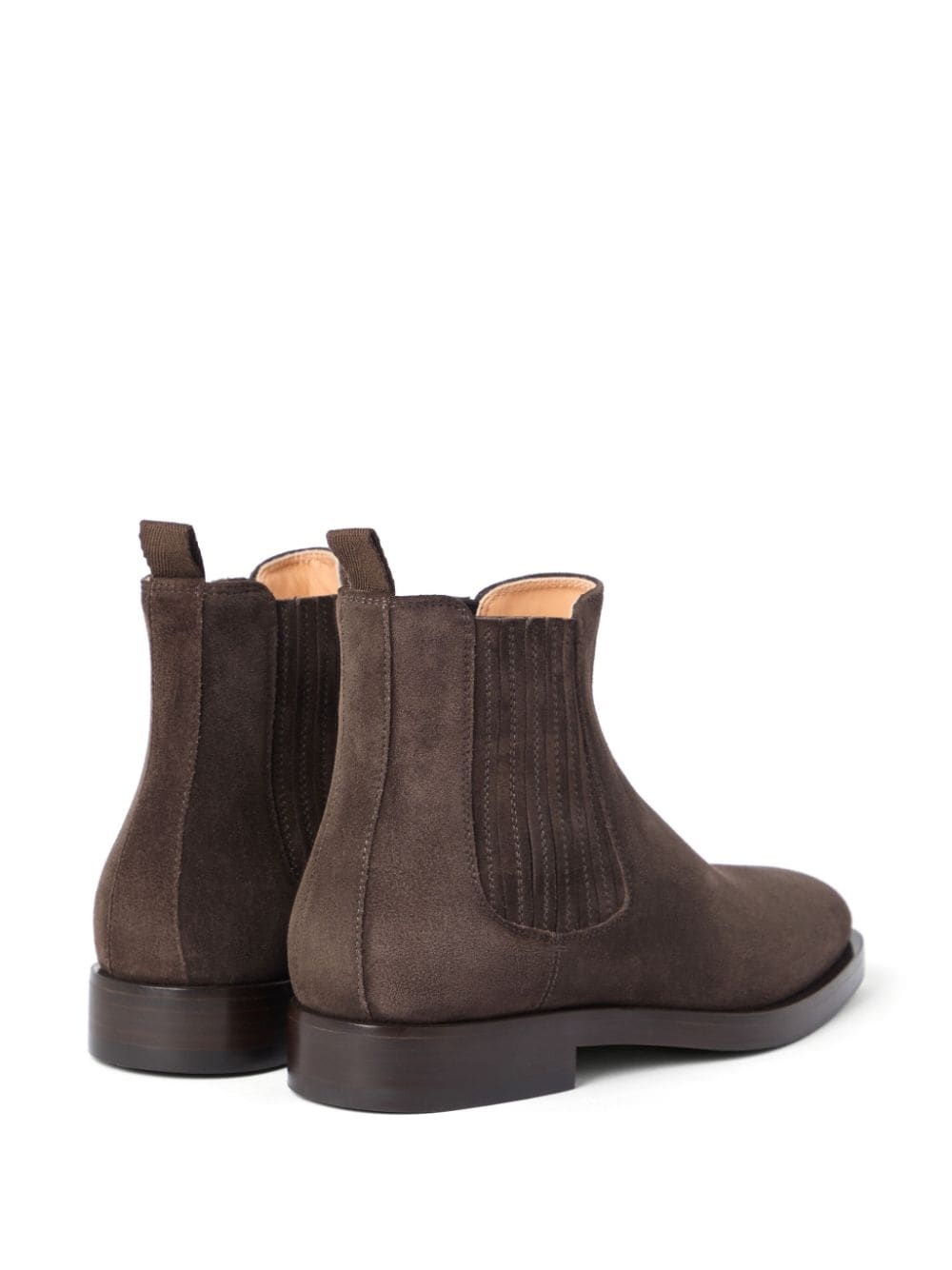 panelled suede ankle boots - 3