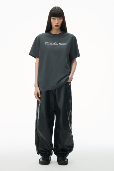 Alexander Wang Halo Print Tee in Cotton Jersey outlook