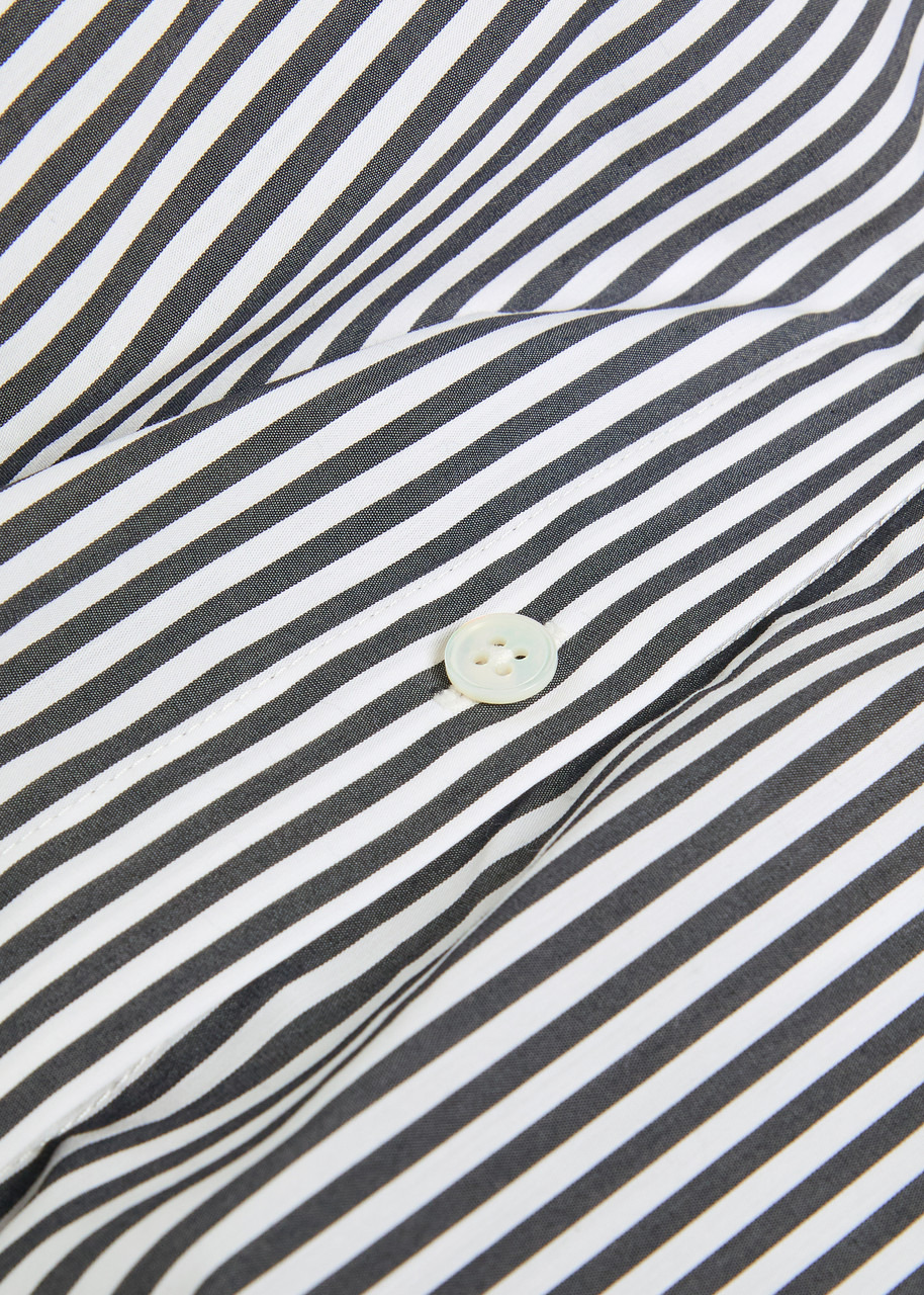 Veronica Beard Amelia Striped Cotton-poplin Shirt - 5