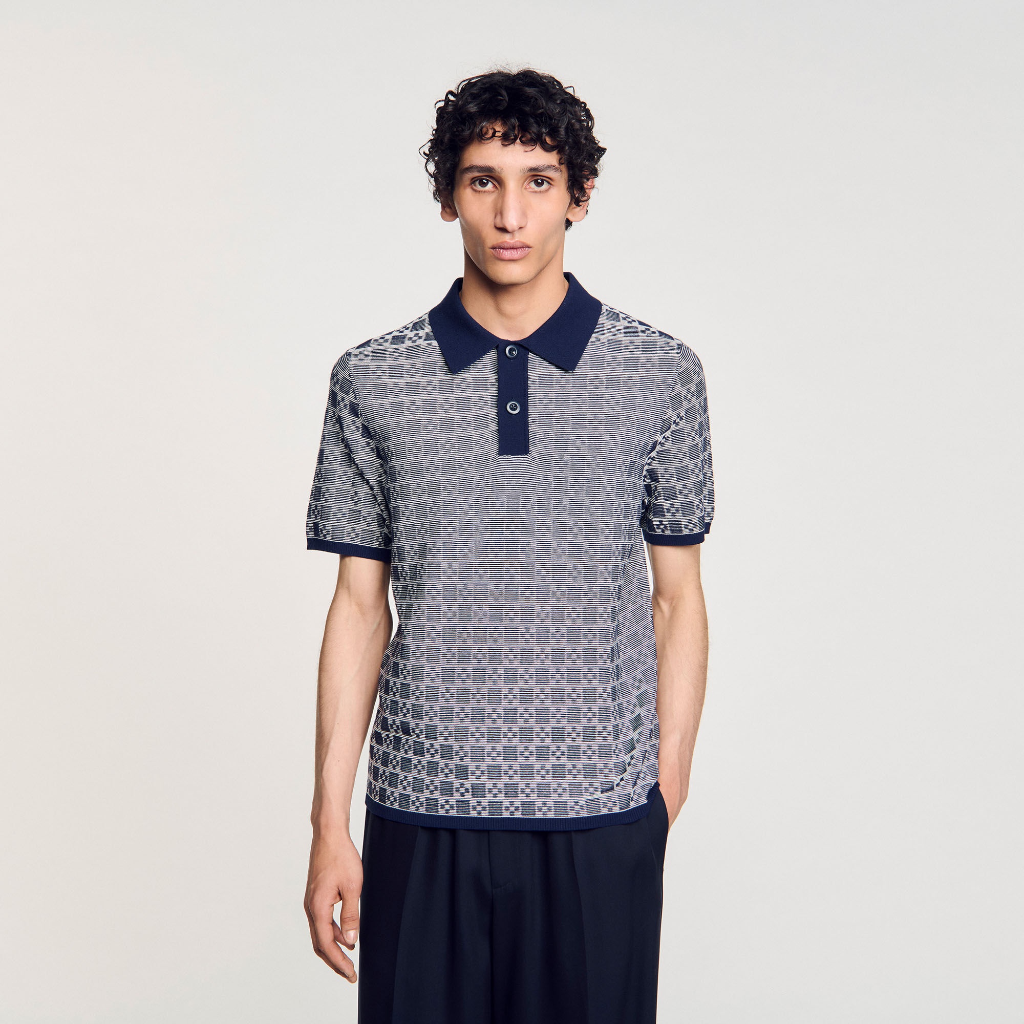 SQUARE CROSS POLO SHIRT - 4