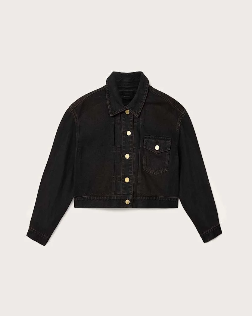 BLINK CROPPED DENIM JACKET - 1