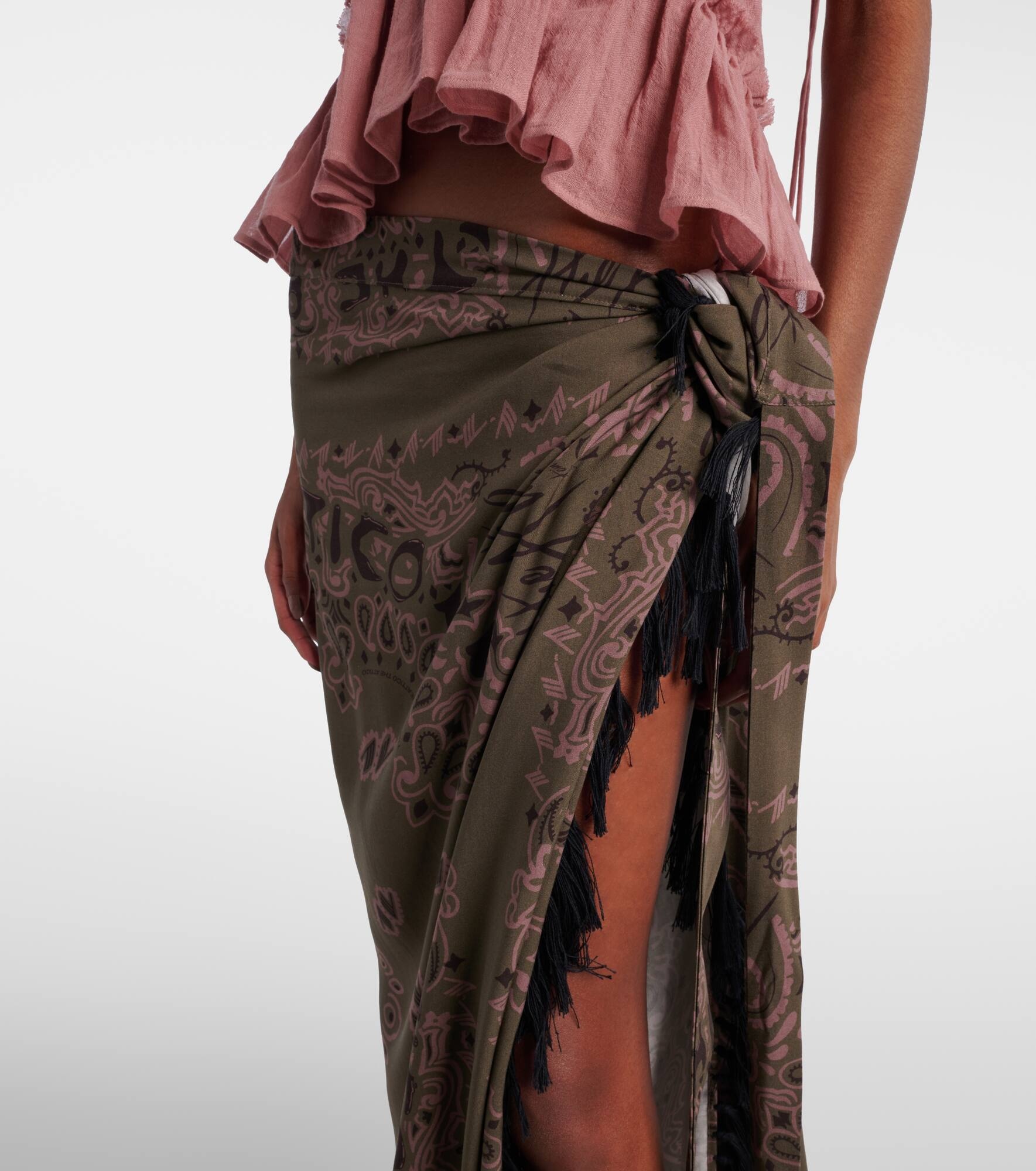 Bandana muslin beach cover-up - 4