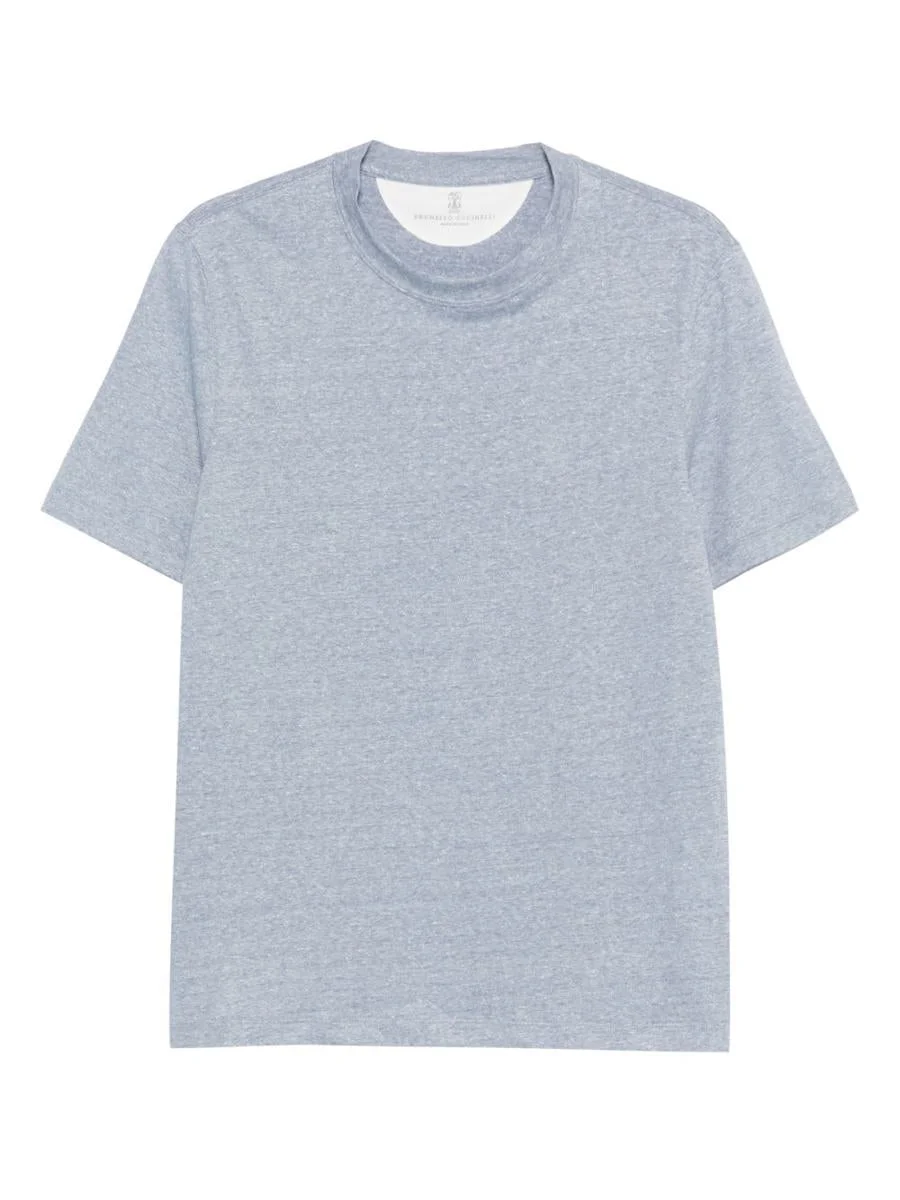 Brunello Cucinelli Linen Blend T-Shirt - 1
