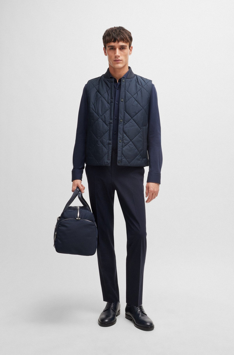 BOSS WATER-REPELLENT REGULAR-FIT GILET WITH DIAMOND QUILTING outlook