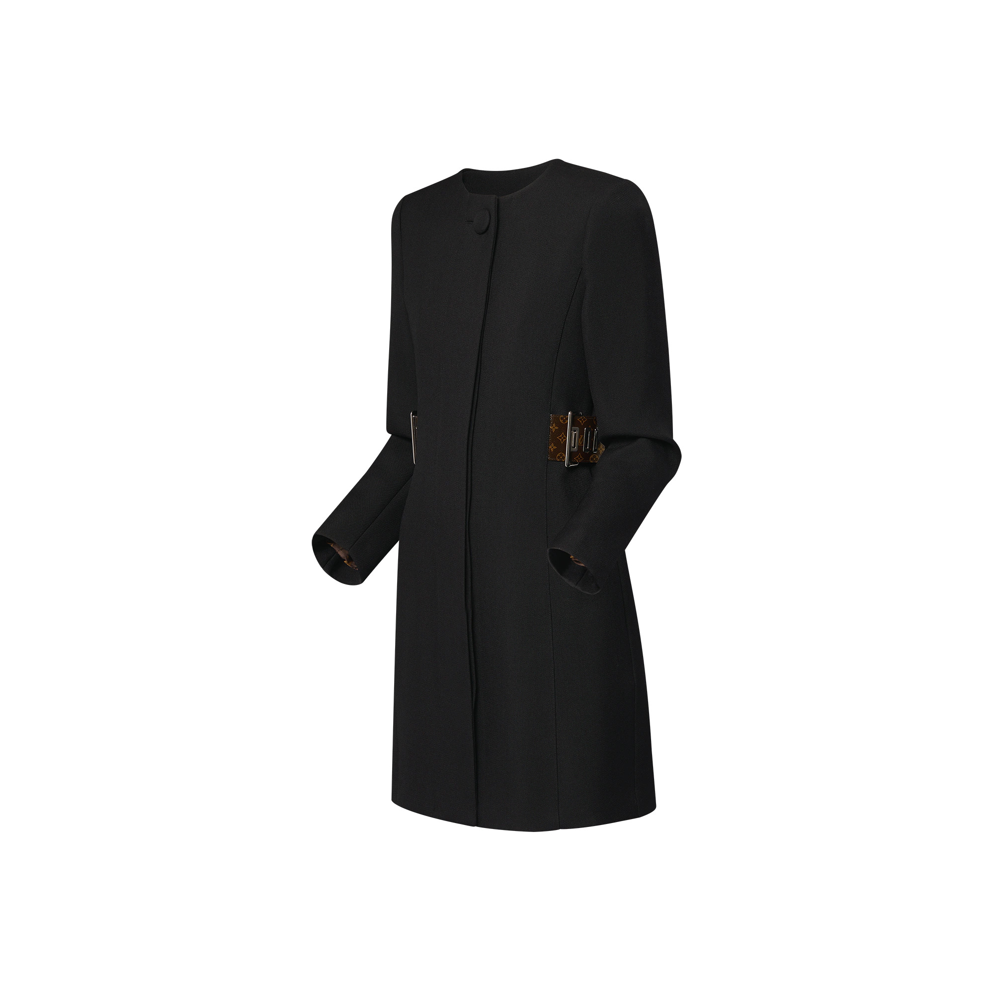 Monogram Belt Detail Coat - 2