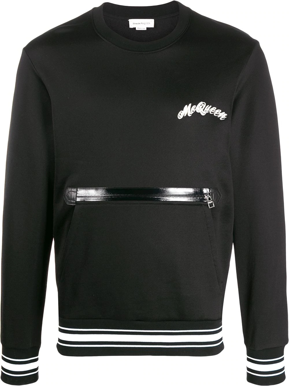 zip pocket sweatshirt - 1